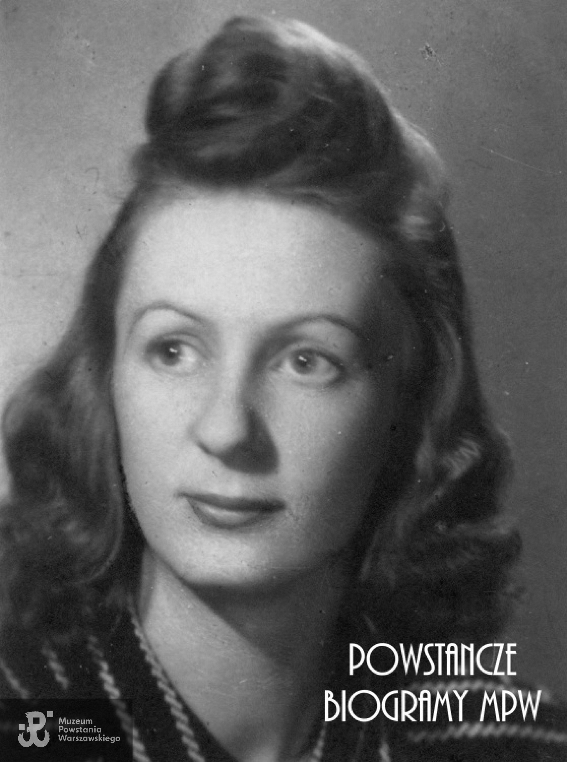 Halina Ciechomska - Badowska "Żaneta" (1922-1994). Fot. ze zbiorów Muzeum Powstania Warszawskiego, sygn. P/3956