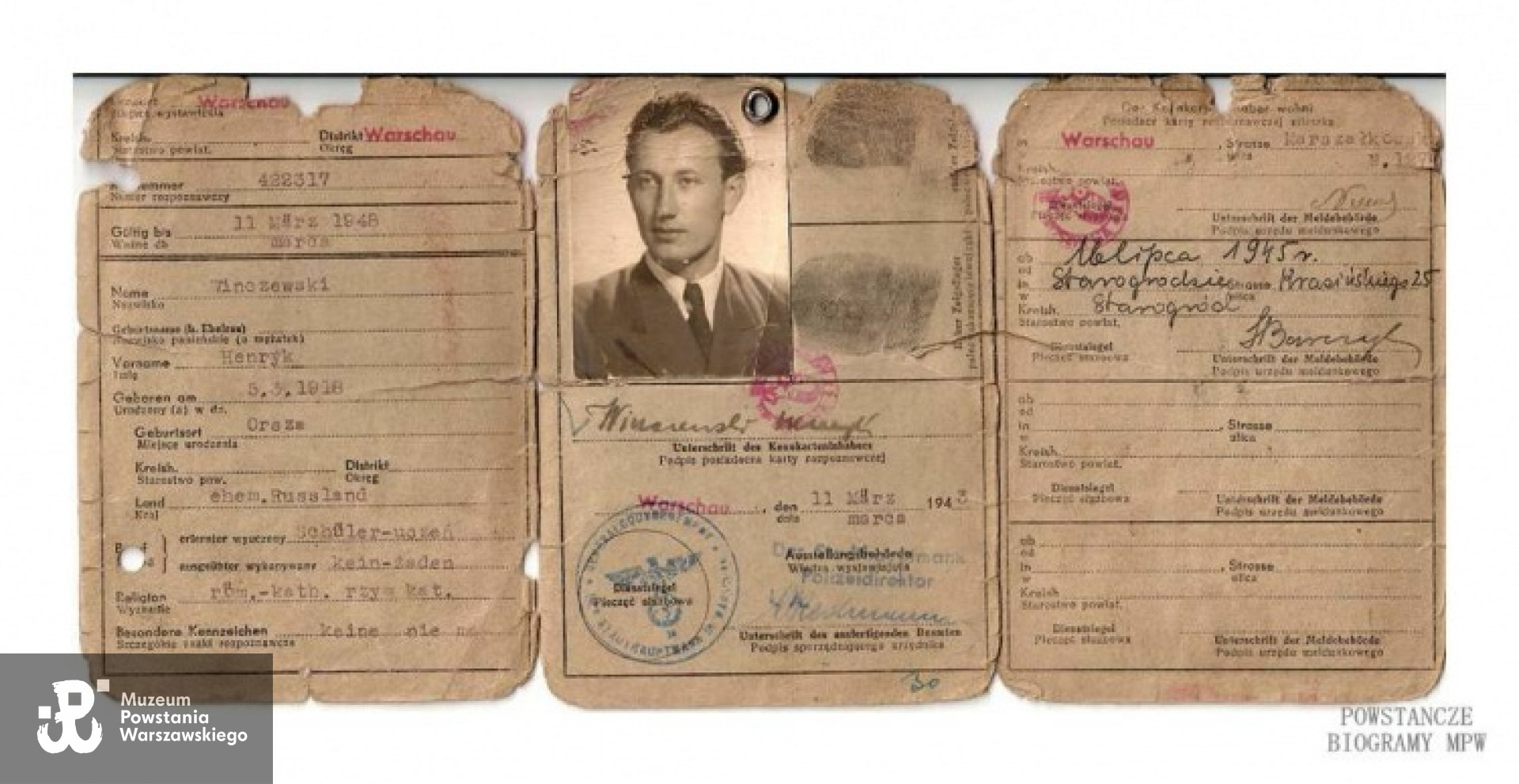 Fot. archiwum rodzinne Zbigniewa Winczewskiego - <i>Medycy Powstania </i>