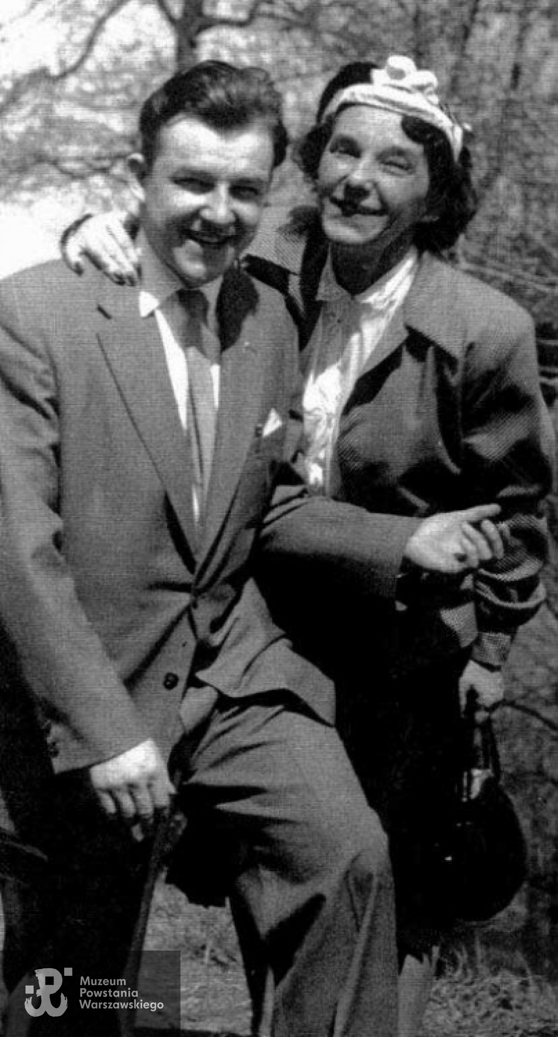 Zofia z Kamlerów Klepacz z synem Januszem - New York 1953