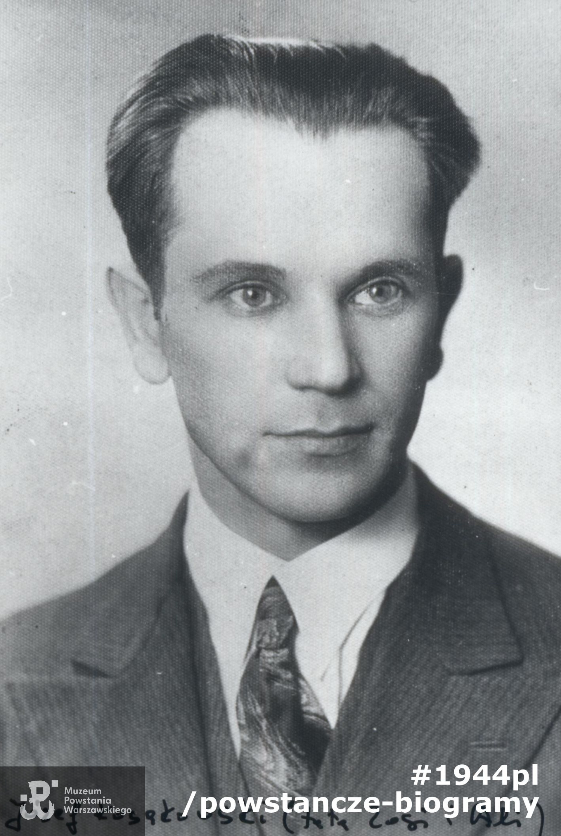 Józef Kossakowski (1907-1944). Fot. ze zbiorów rodzinnych, udostępnił p. Szymon Pietkun