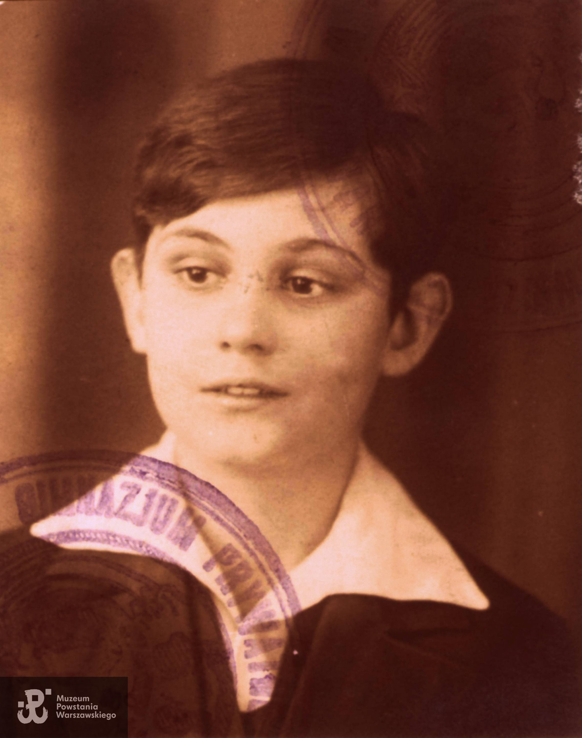 Jan Nestrypke jako uczeń gimnazjum. Fot. ze zbiorów rodzinnych p. Stanisława Nestrypke, syna Powstańca