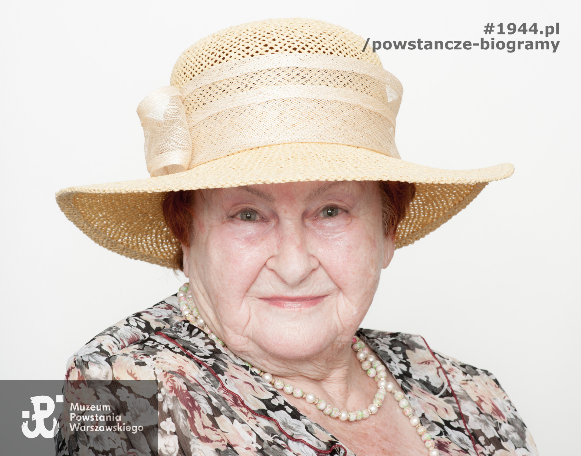 Danuta Zdziarska-Wicha „Danka”.  Zdjęcie z serii portretów Powstańców Warszawskich w ramach projektu "1944/70/2014" realizowanego przez grupę WWPHOTO dla uczczenia 70. rocznicy wybuchu Powstania Warszawskiego. Muzeum Powstania Warszawskiego, 22.07-04.08 2013.