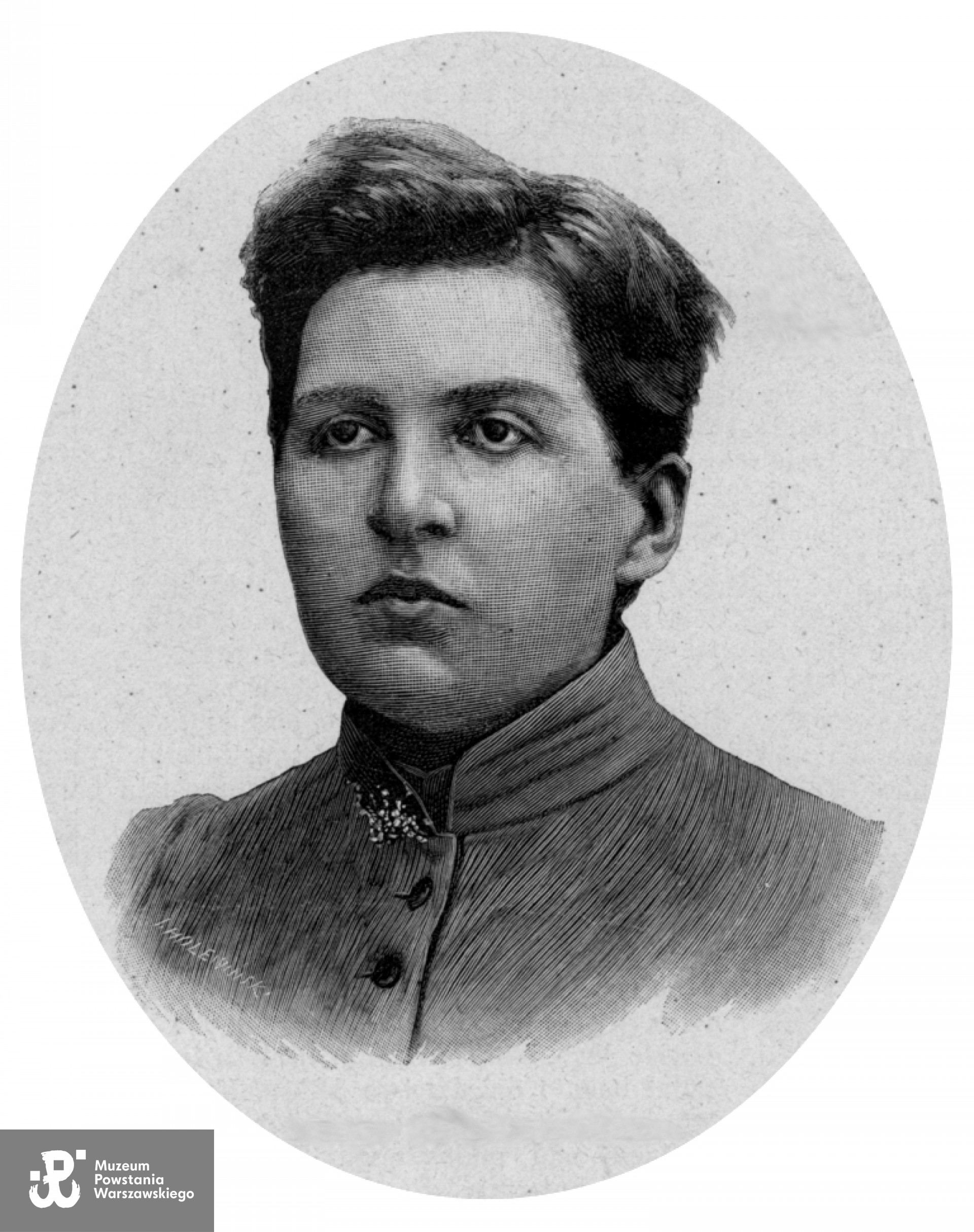 Maria Rodziewiczówna (1864-1944). Portret - rycina z: "Kłosy" rocznik 1889, nr 1265 s. 193, źródło: Wikipedia - domena publiczna.