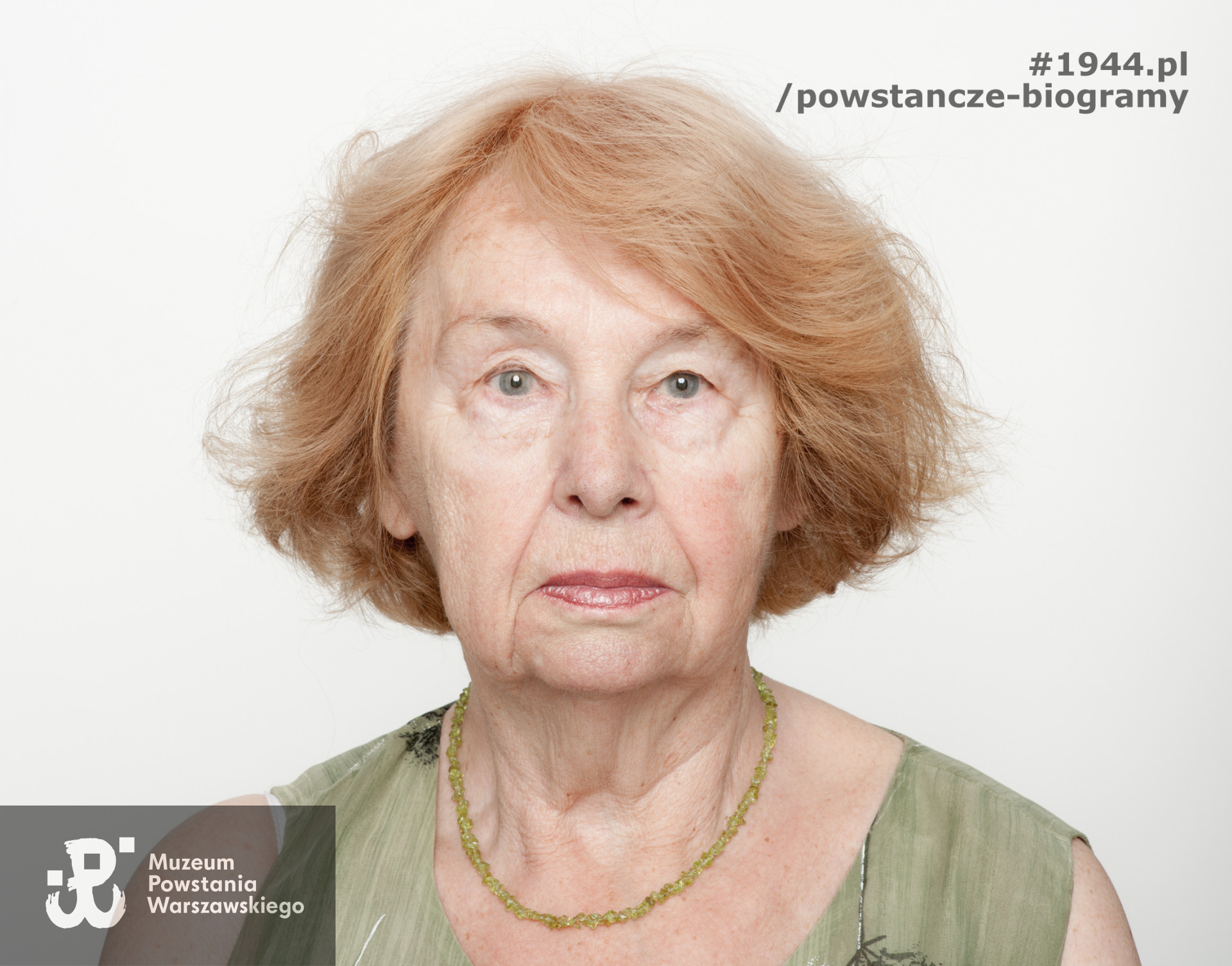 Zdjęcie z serii portretów Powstańców Warszawskich wykonanych w ramach projektu "1944/70/2014" realizowanego przez grupę WWPHOTO dla uczczenia 70. rocznicy wybuchu Powstania Warszawskiego. Muzeum Powstania Warszawskiego, 22.07-04.08 2013.