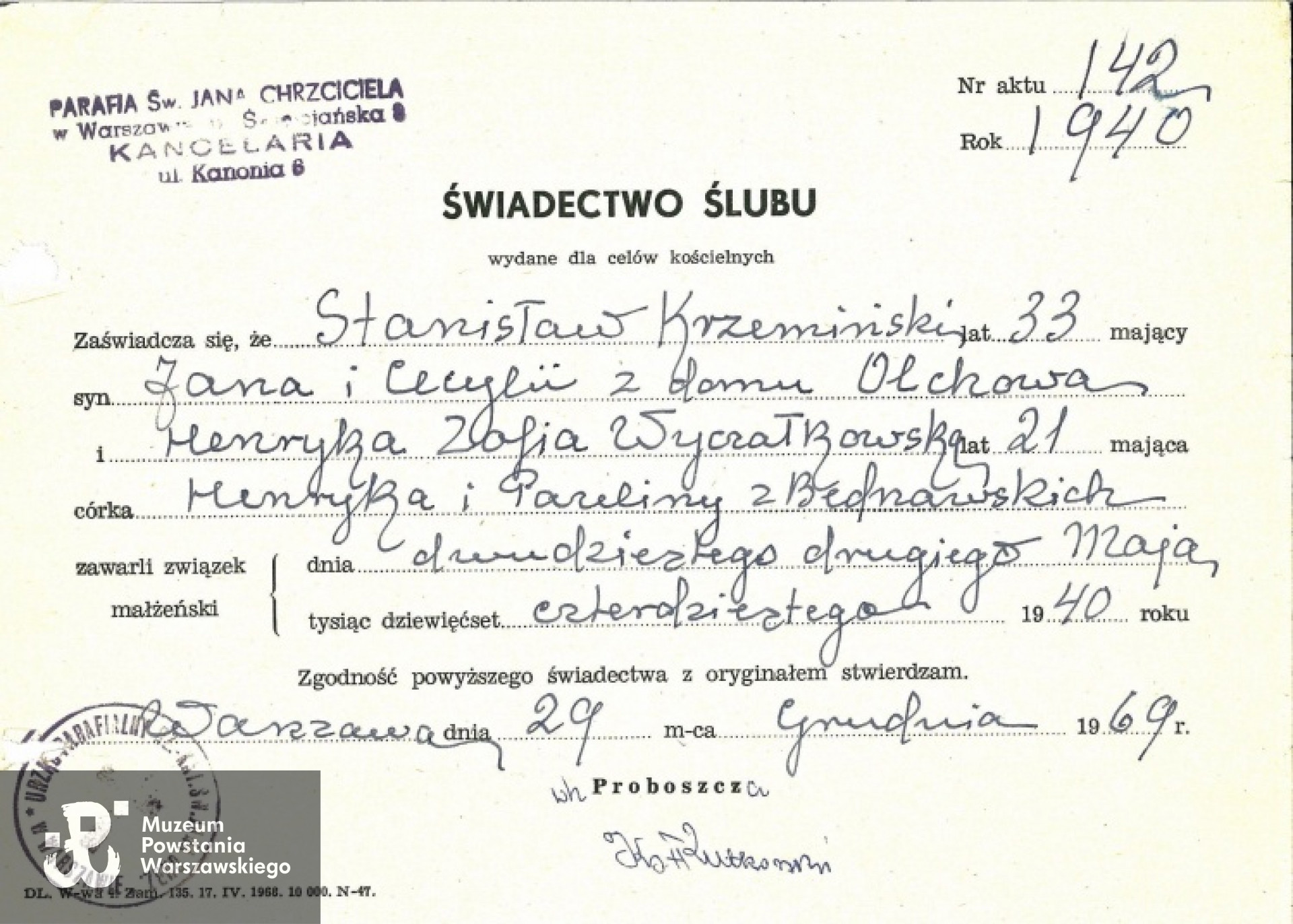 Z archiwum rodzinnego córki