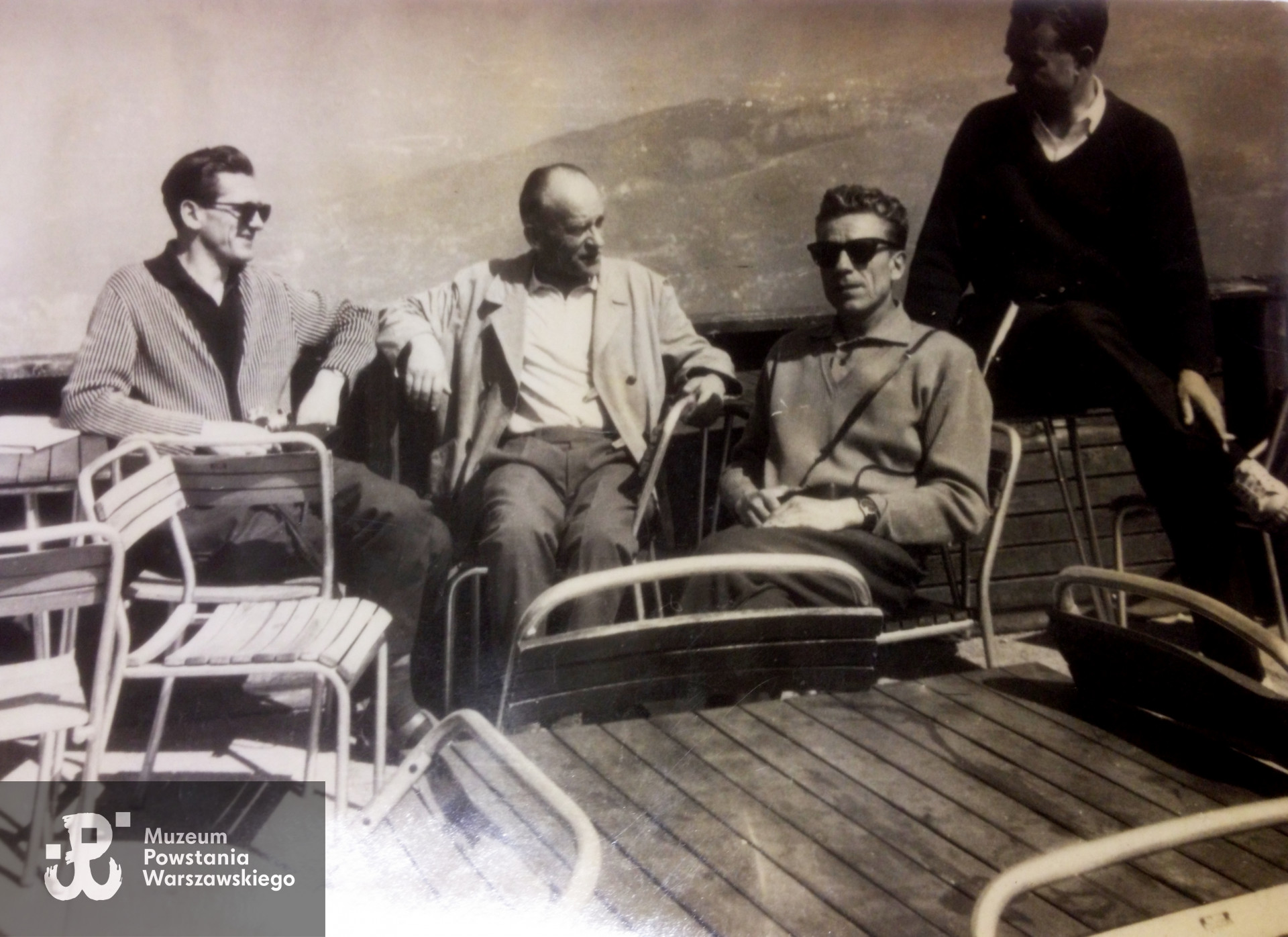 Jugosławia, podczas urlopu.Na zdjęciu drugi z lewej strony. Fot. z archiwum rodzinnego p. Krystiana Waltera