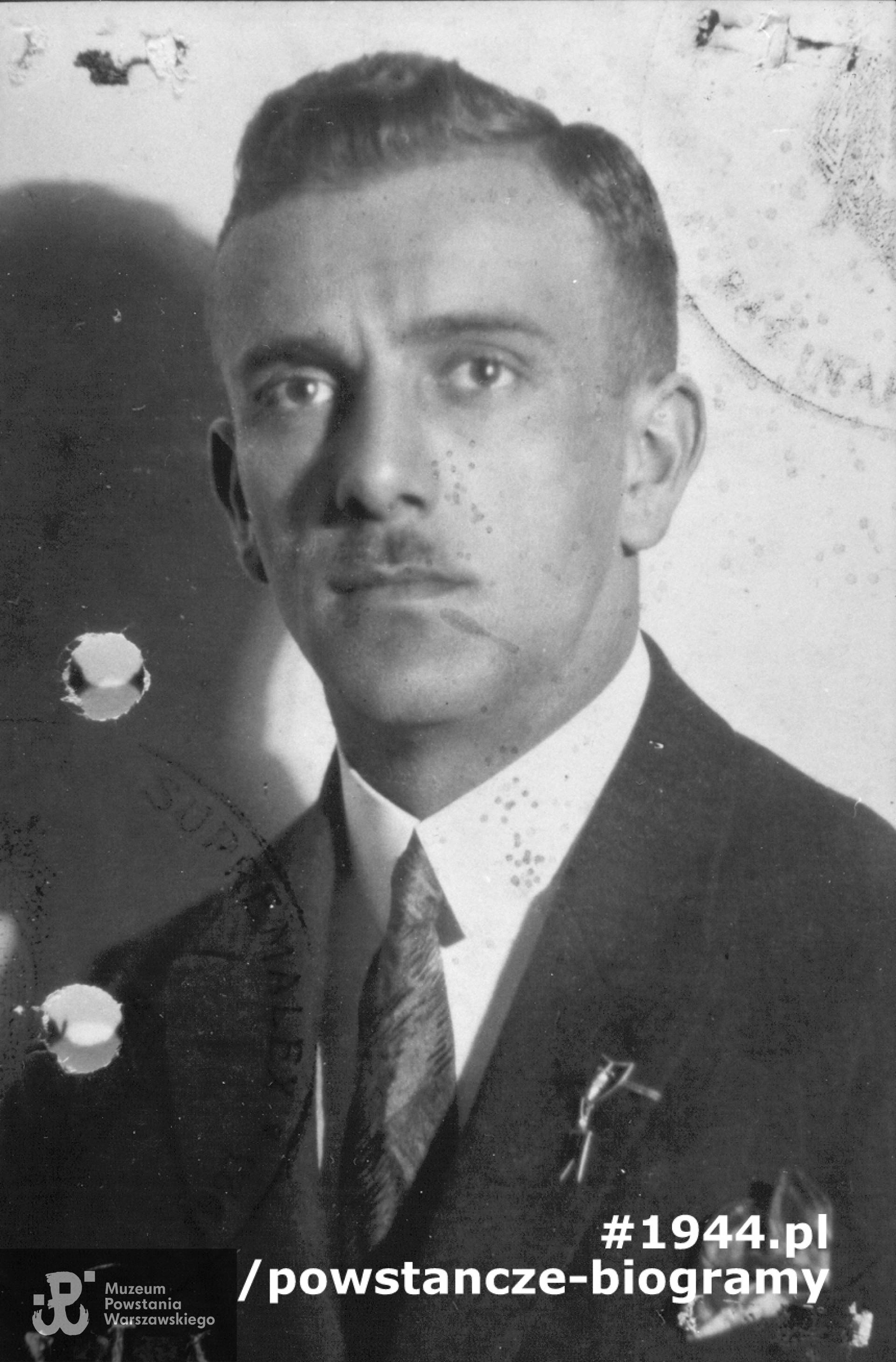 Seweryn Waldemar Skowroński ps. "Anatol". Zdjęcie z lat 30-tych XX w.. Fot. ze zbiorów Muzeum Powstania Warszawskiego, sygn. P/7008 – batalion „Miotła”