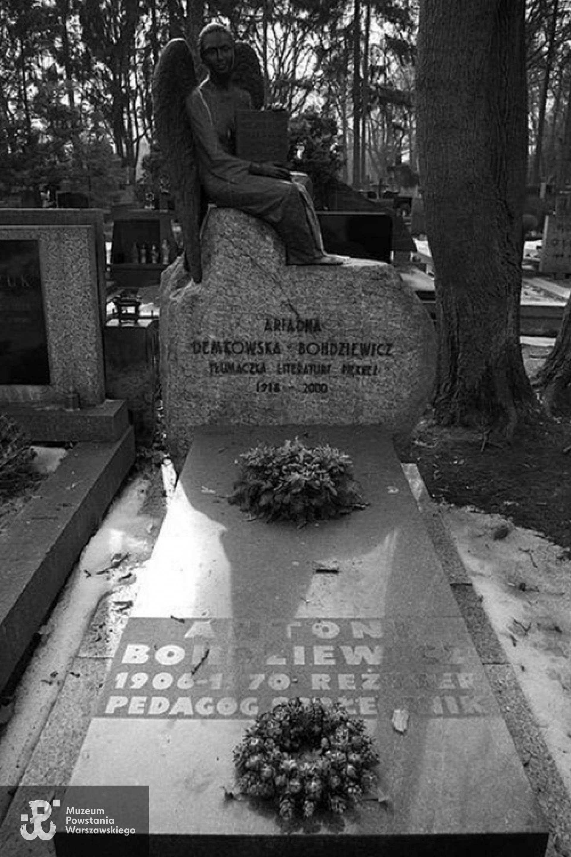 Mogiła na Cmentarzu Wojskowym na Powązkach w Warszawie. Źródło fot - <i>Wikipedia</i>