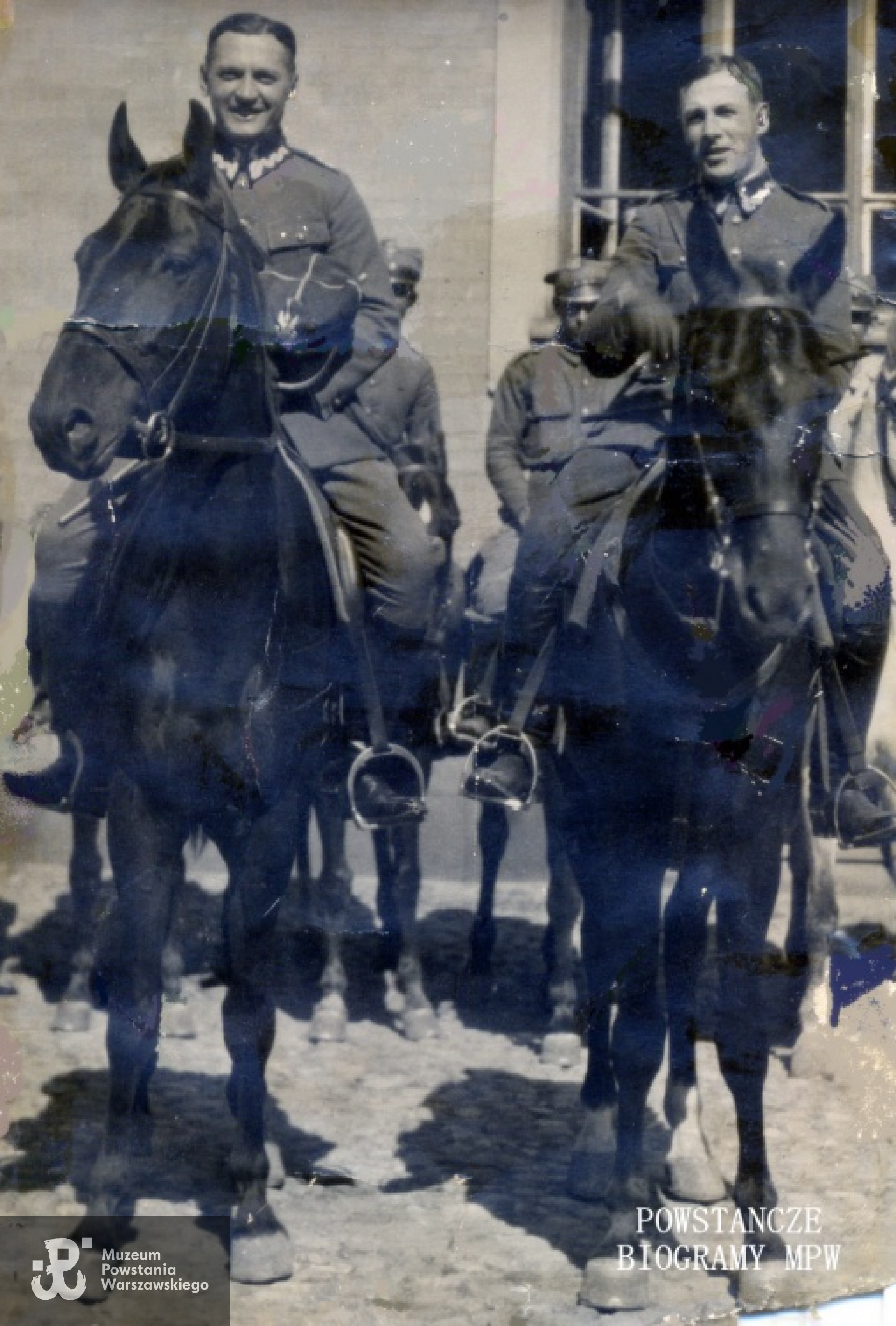 19 pułk ułanów wołyńskich:  Bronisław  Kochański na zdjęciu z prawej. Fot. z archiwum Jana Sobolewskiego / MPW