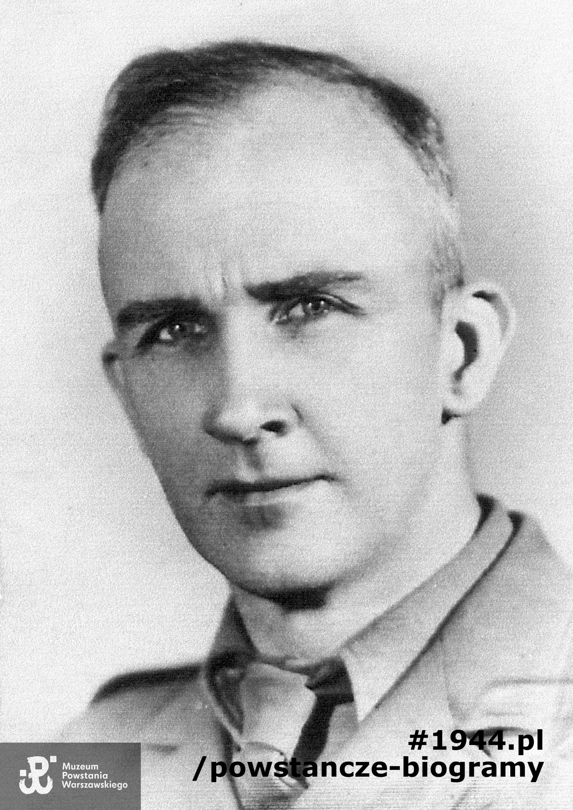 Kpt.  Władysław Sieroszewski "Sabała". Fotografia portretowa ze zbiorów Muzeum Powstania Warszawskiego, sygn. MPW-IK/3072