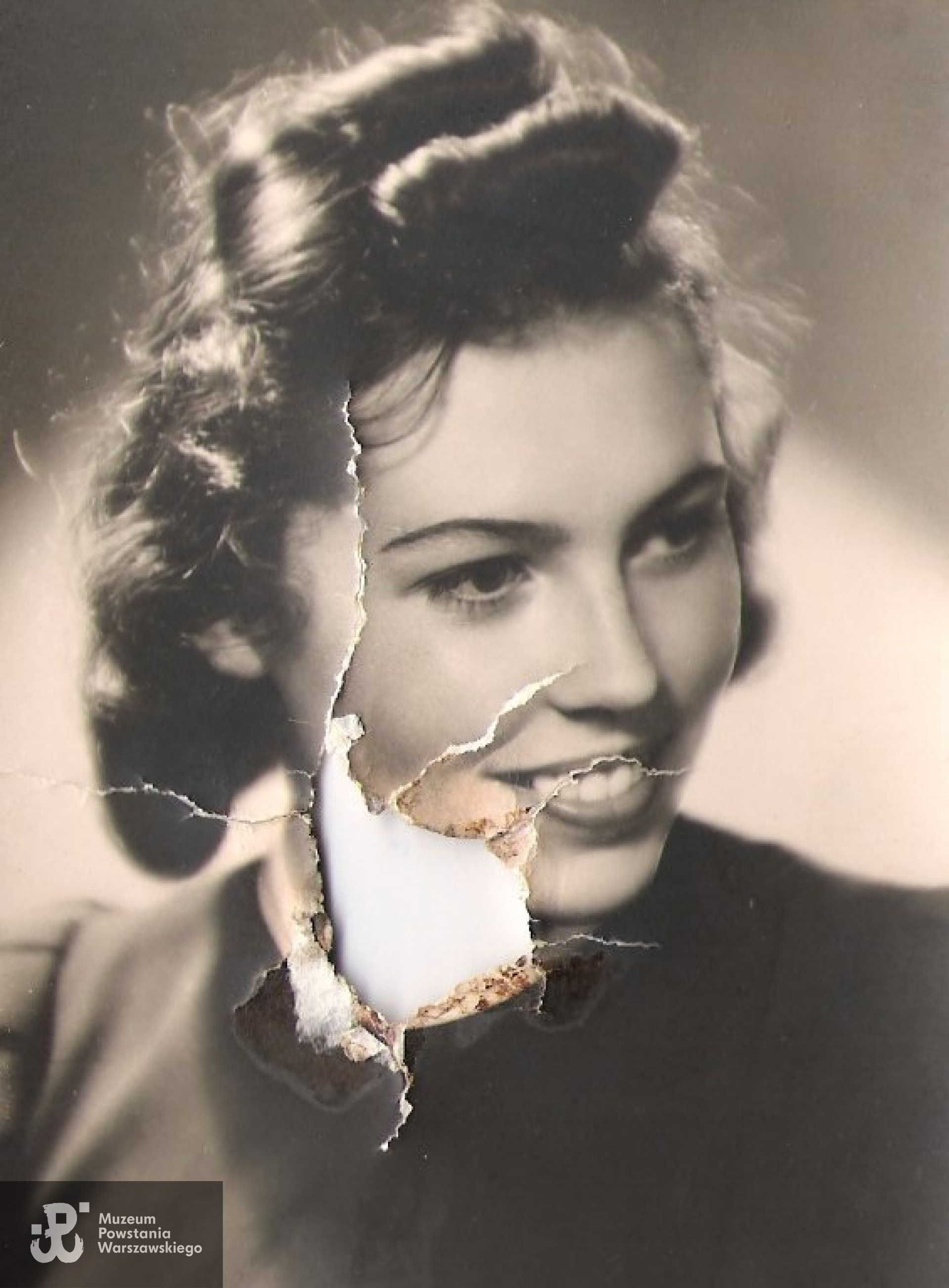 Żona Włodzimierza, Aleksandra Cieciura z d. Buchalczyk, I voto Wagińska, ur. 15.11.1924 r. w Kraszewie, sanitariuszka AK ps. "Ola" kompania "Wkra". Z archiwum rodzinnego Marka Cieciury