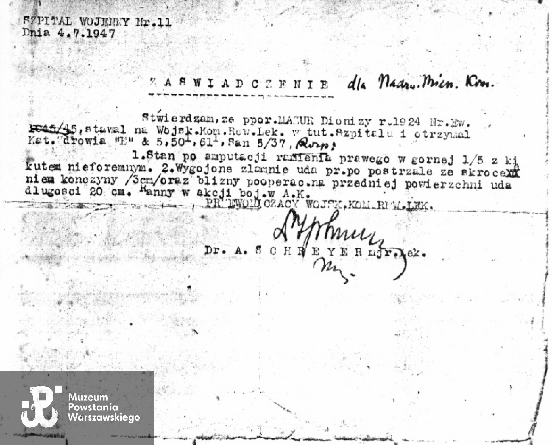 Zaświadczenie lekarskie