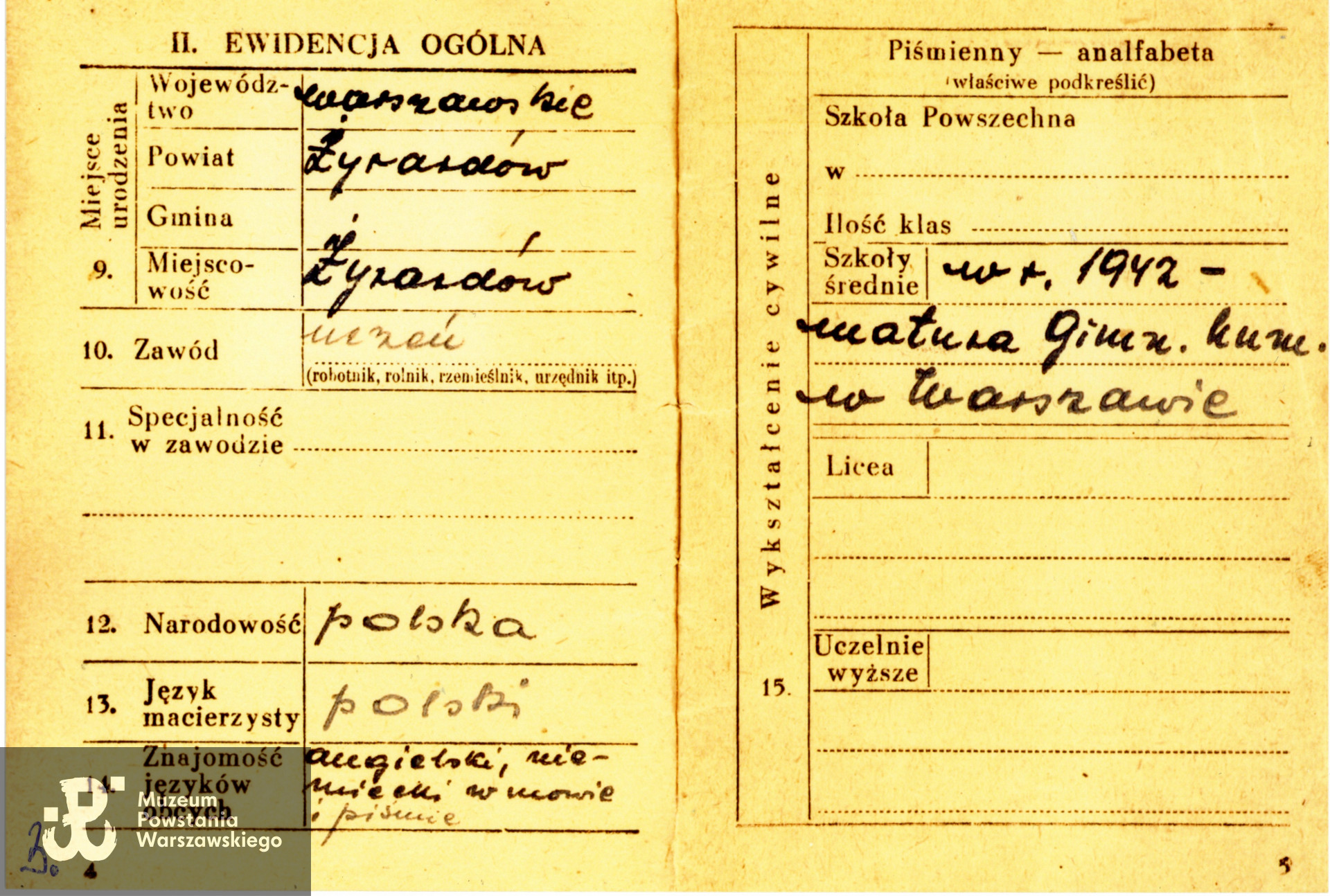 Z archiwum rodzinnego p. Teresy Dolaty