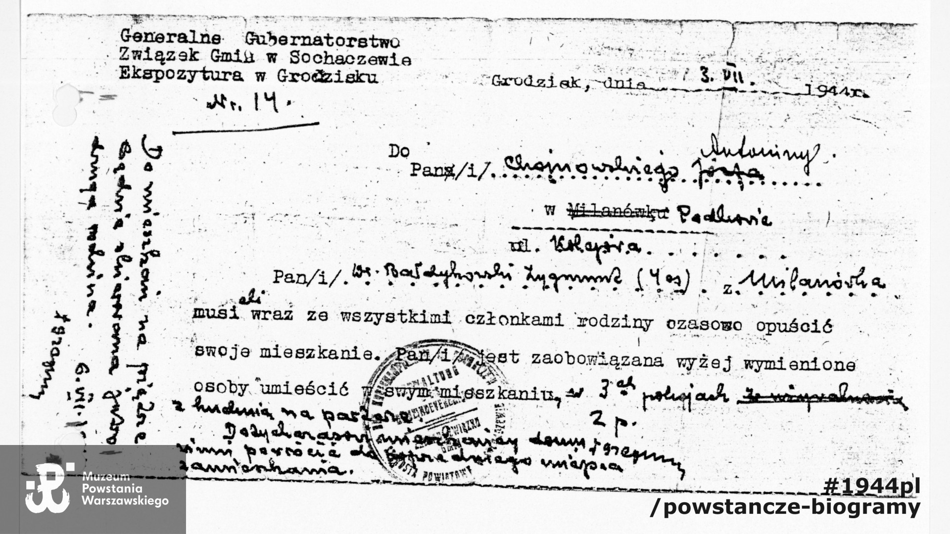 Z archiwum rodzinnego p. Michała Choynowskiego, syna.