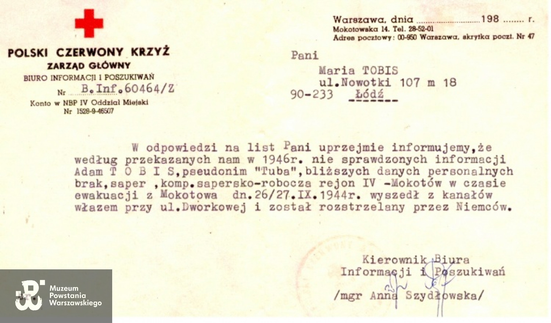 Ze zbiorów Marii Tobis.