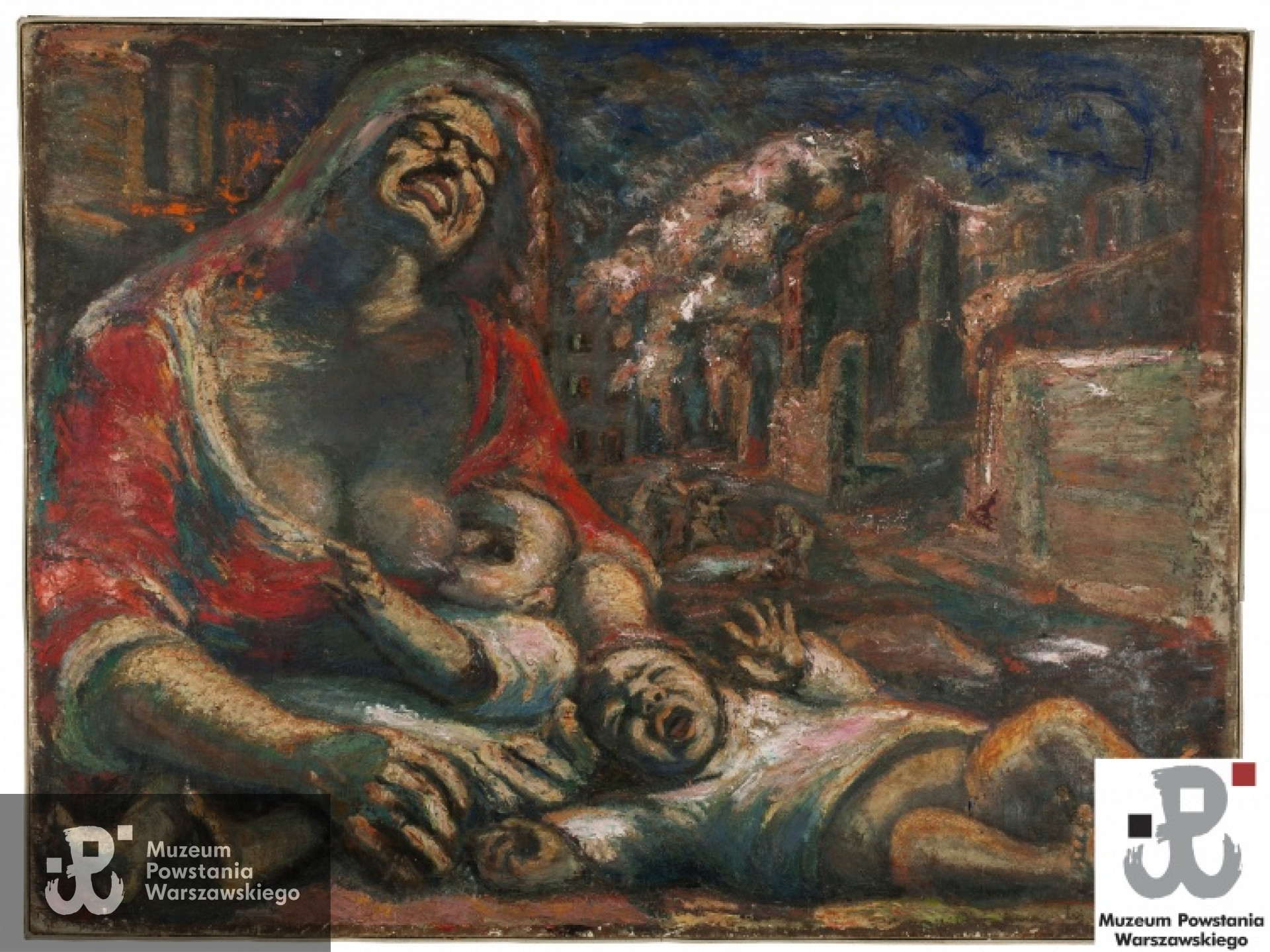 „Karmiąca matka” (1950- 1965) Zbiory MPW, sygnatura  MPW- M/2520