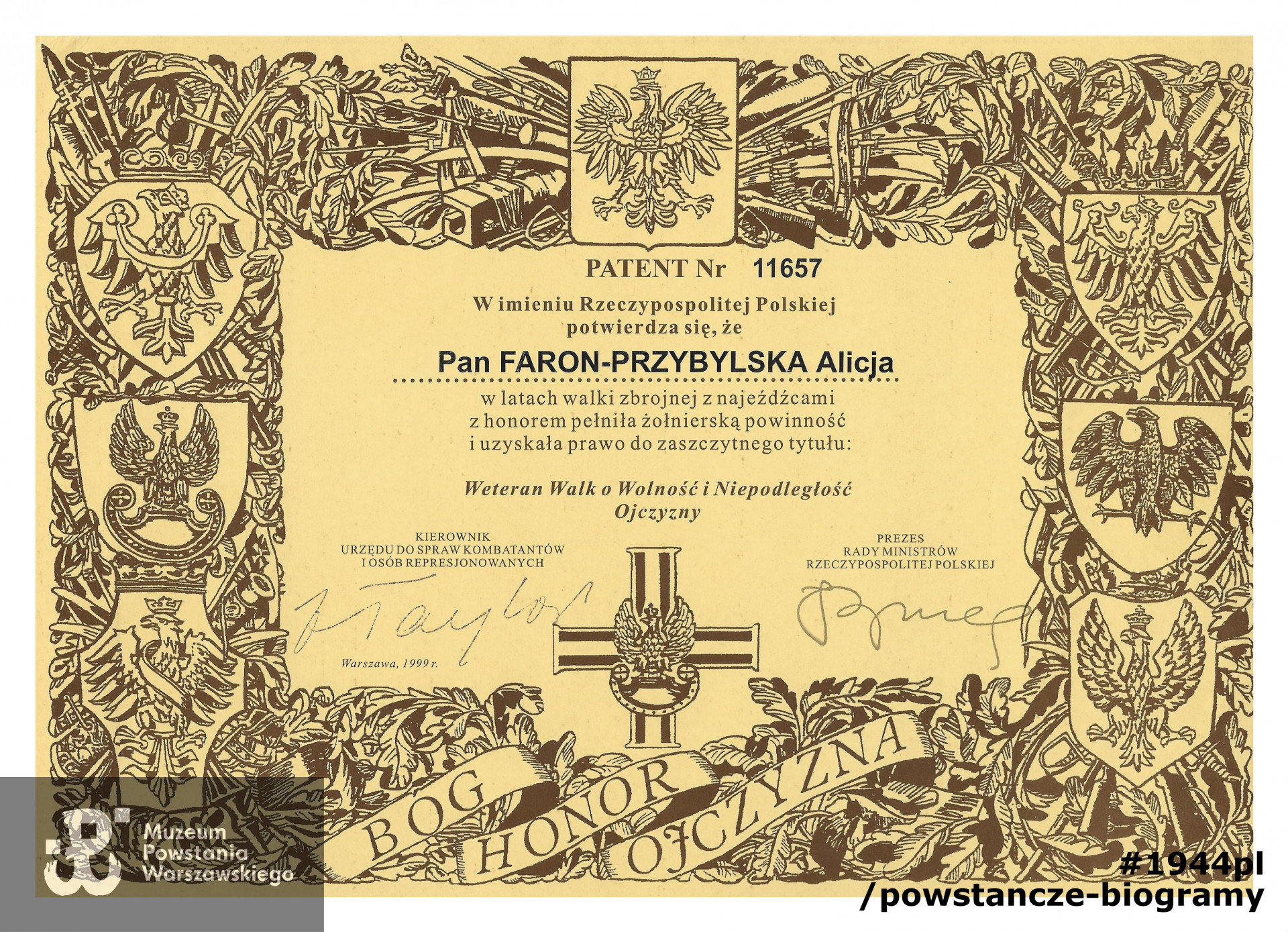 Ze zbiorów prywatnych p. Alicji Barbary Faron-Przybylskiej