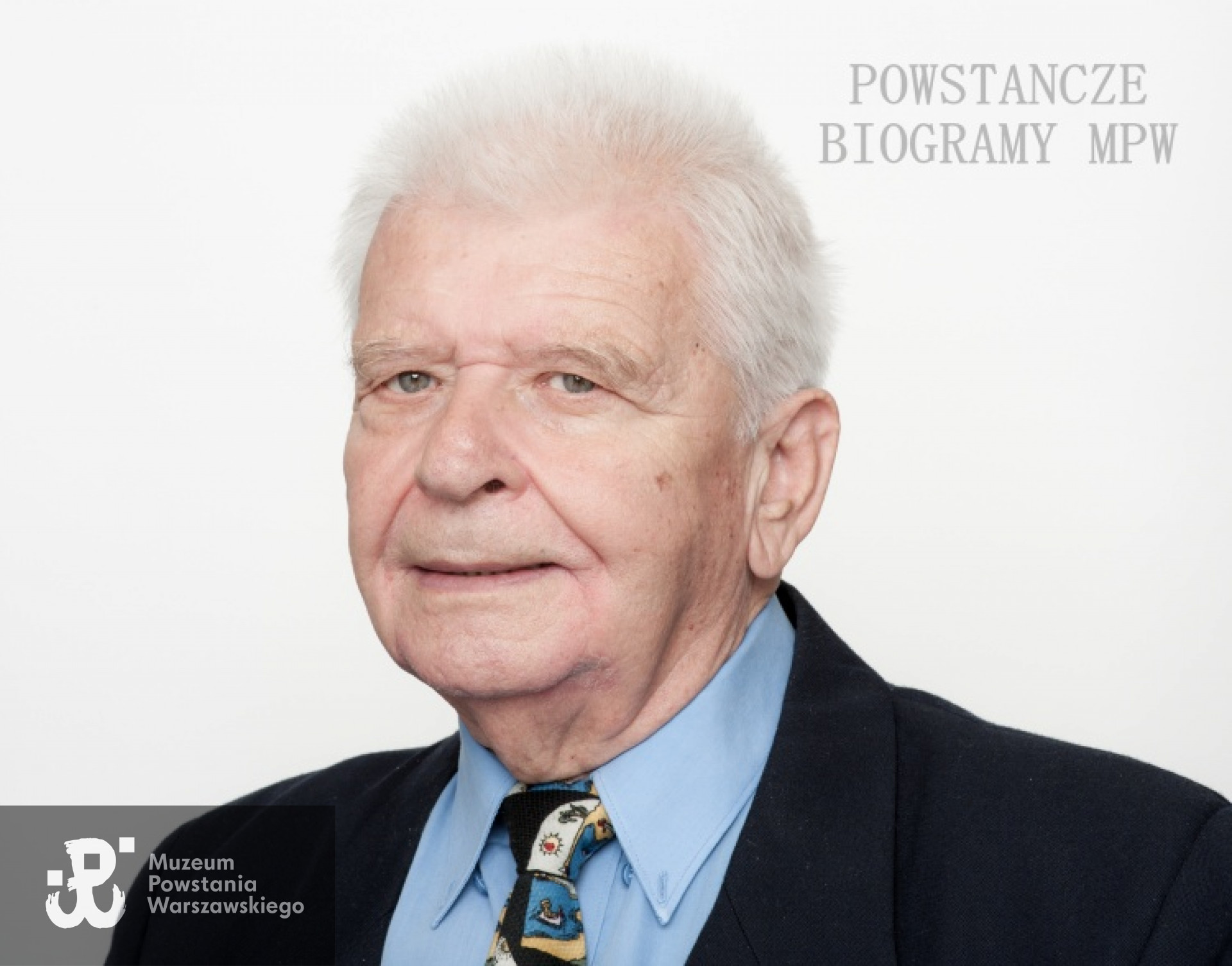 Zbigniew Kemus. Zdjęcie z serii portretów Powstańców Warszawskich w ramach projektu "1944/70/2014" realizowanego przez grupę WWPHOTO dla uczczenia 70. rocznicy wybuchu Powstania Warszawskiego. Muzeum Powstania Warszawskiego, 22.07-04.08 2013.