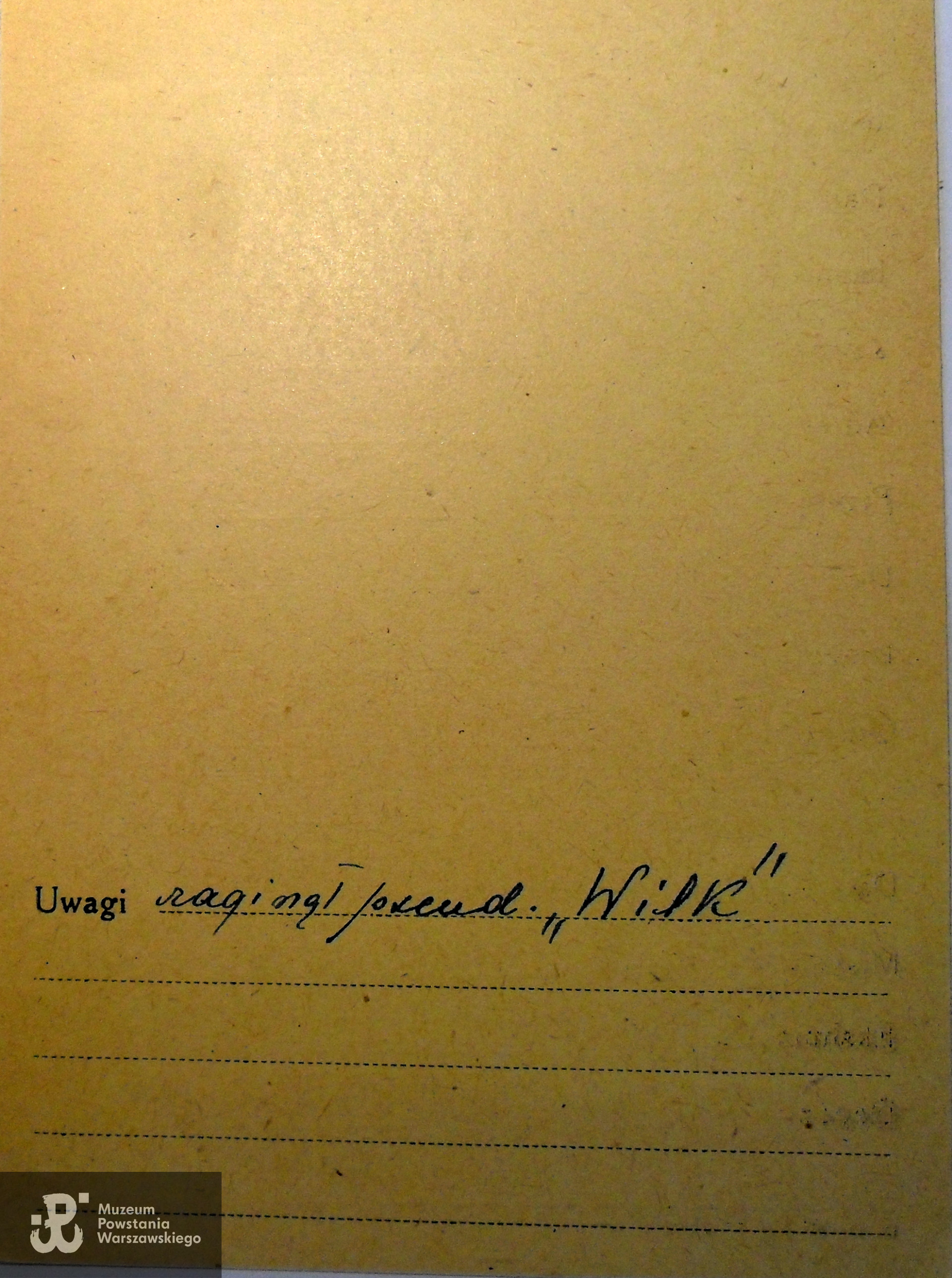 Polski Czerwony Krzyż - kartoteka