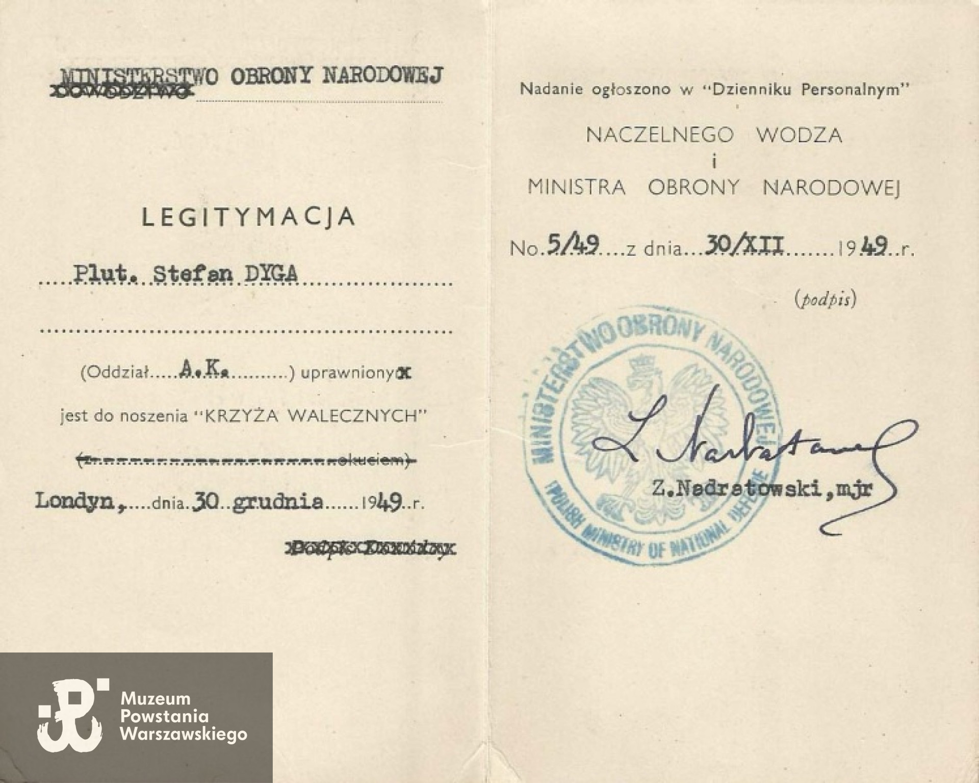 Archiwum rodzinne  Marka Dygi.