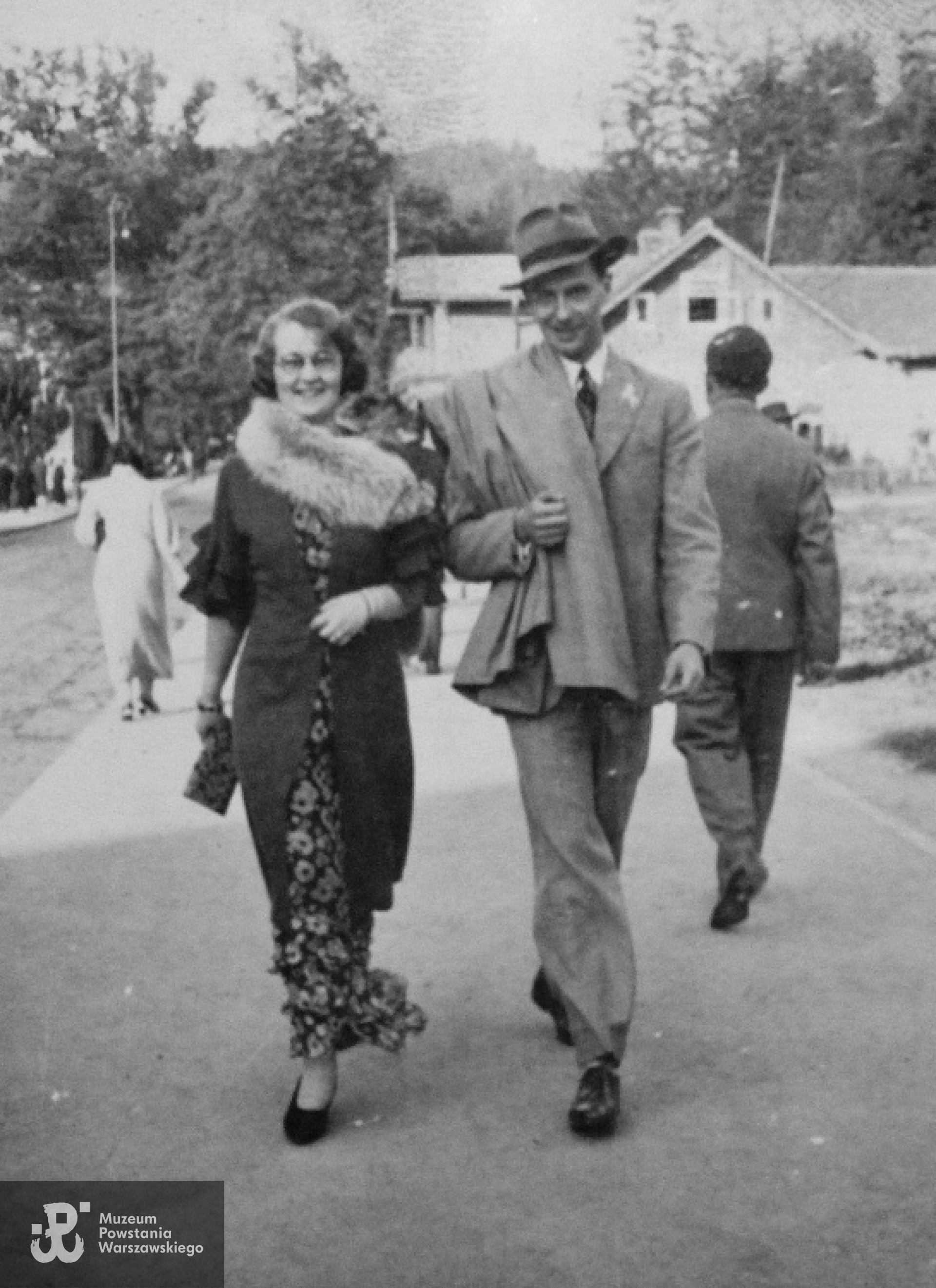 Jan i Daniela, 1934 r.  Zdjęcie z archiwum rodzinnego Aleksandry Hulimka-Kuczyńskiej.