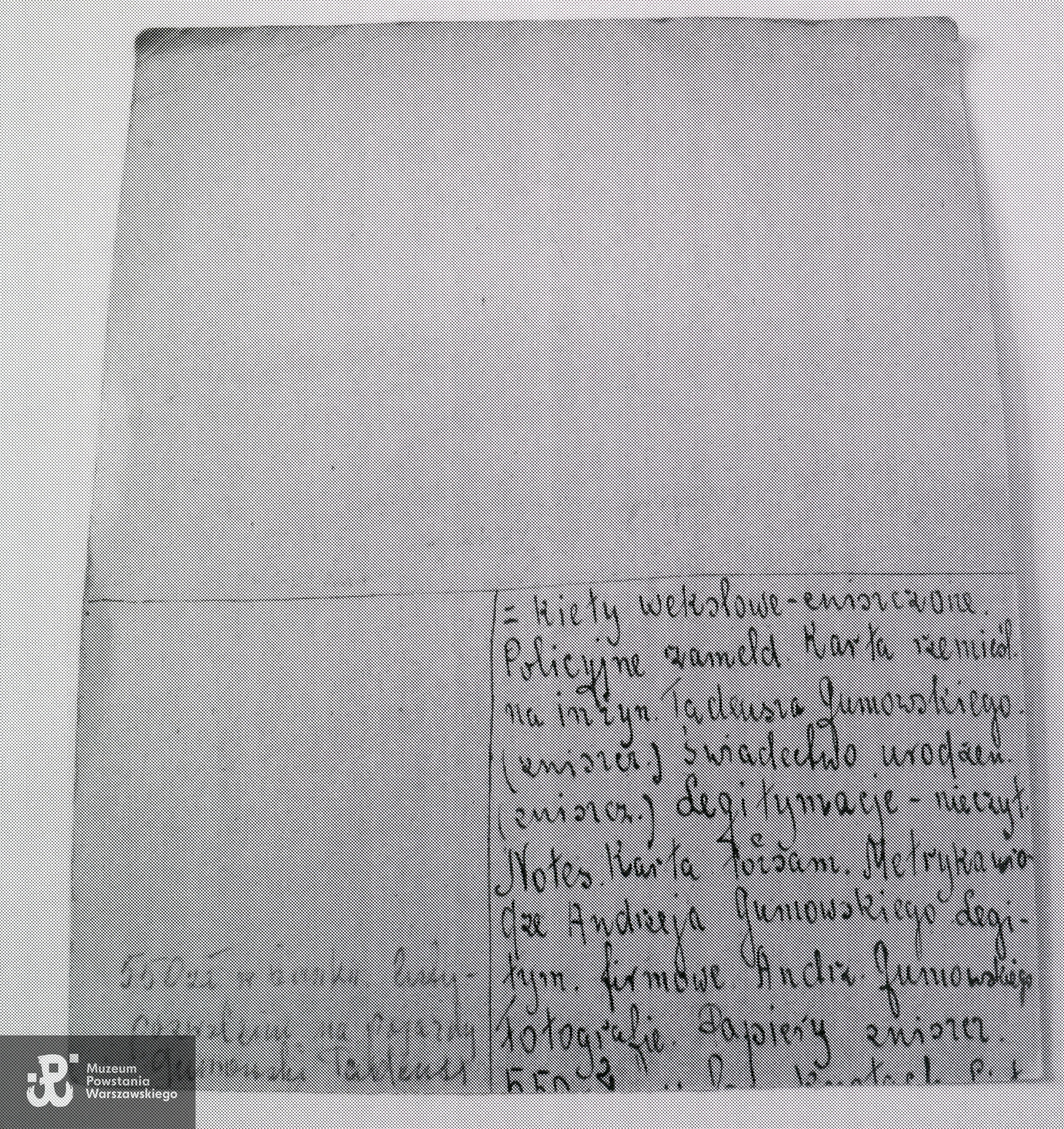 Polski Czerwony Krzyż - kartoteka. 