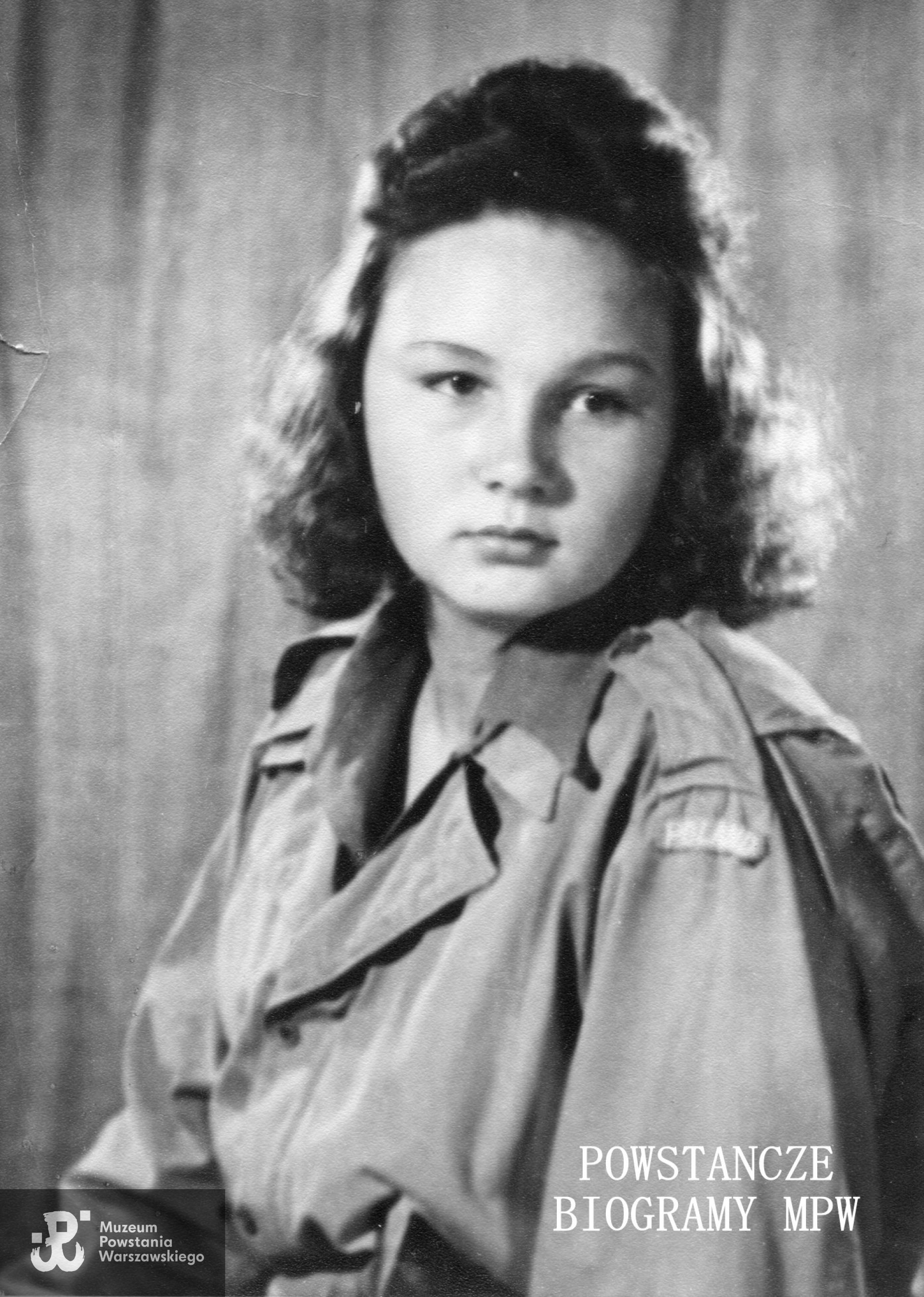 Ewa Gierdo - Sikorska "Osa". Fot. ze zbiorów Muzeum Powstania Warszawskiego, sygn. P/8169