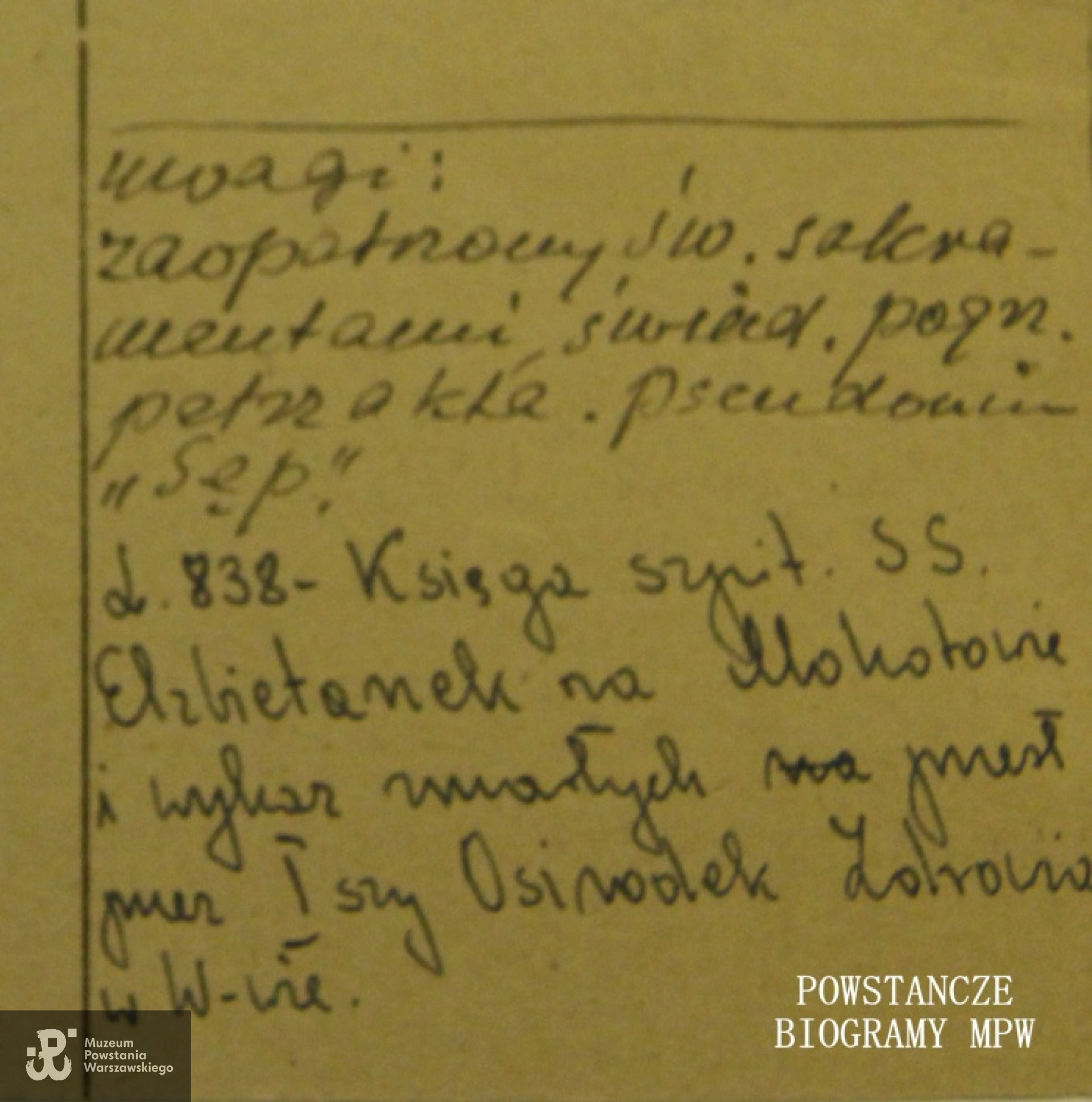 Ze zbiorów Polskiego Czerwonego Krzyża