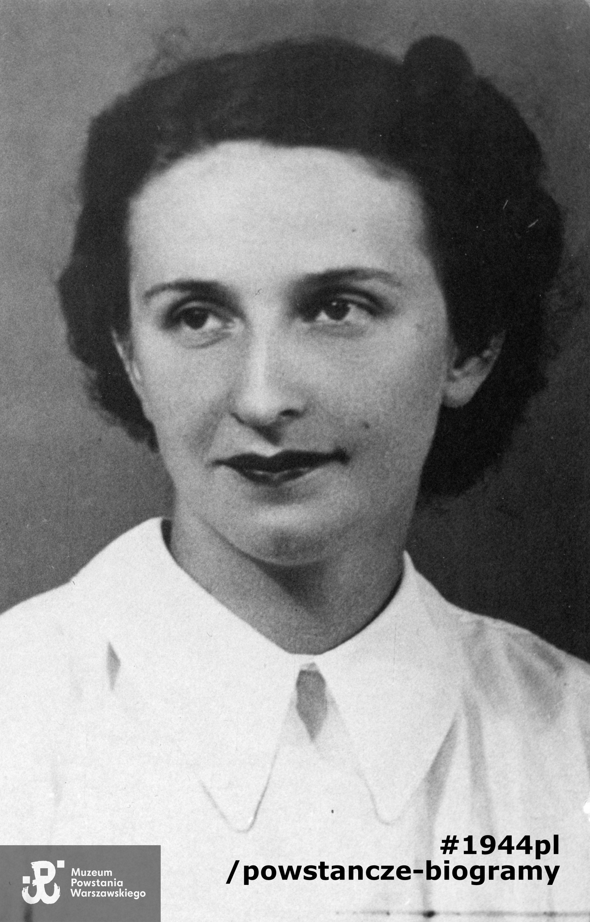 sanit. Halina Emilia Wojtkowska "Ala" (1927-2011). Fot. ze zbiorów Muzeum Powstania Warszawskiego, sygn. P/8649/16