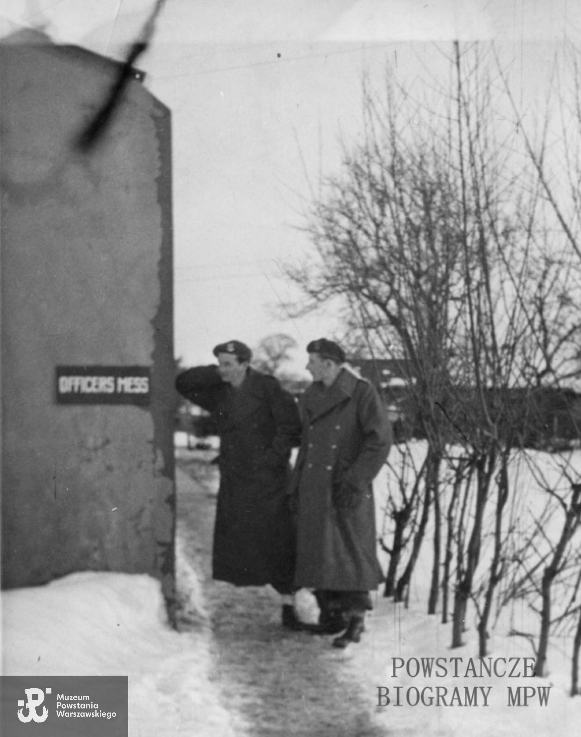 Kasyno oficerskie, Watton 1946 rok. Fot. ze zbiorów rodzinnych