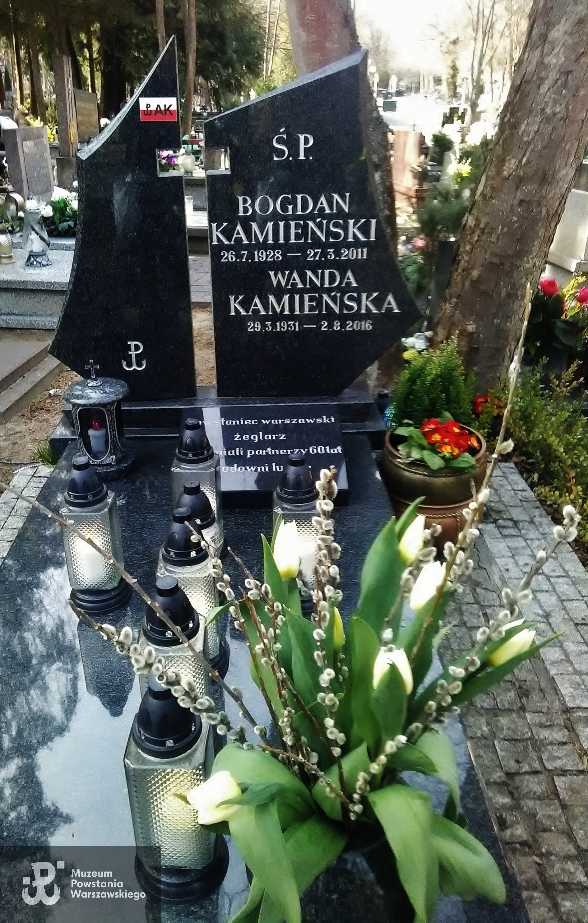 Cmentarz Witomiński w Gdyni, fot. p. Regina Grandowicz