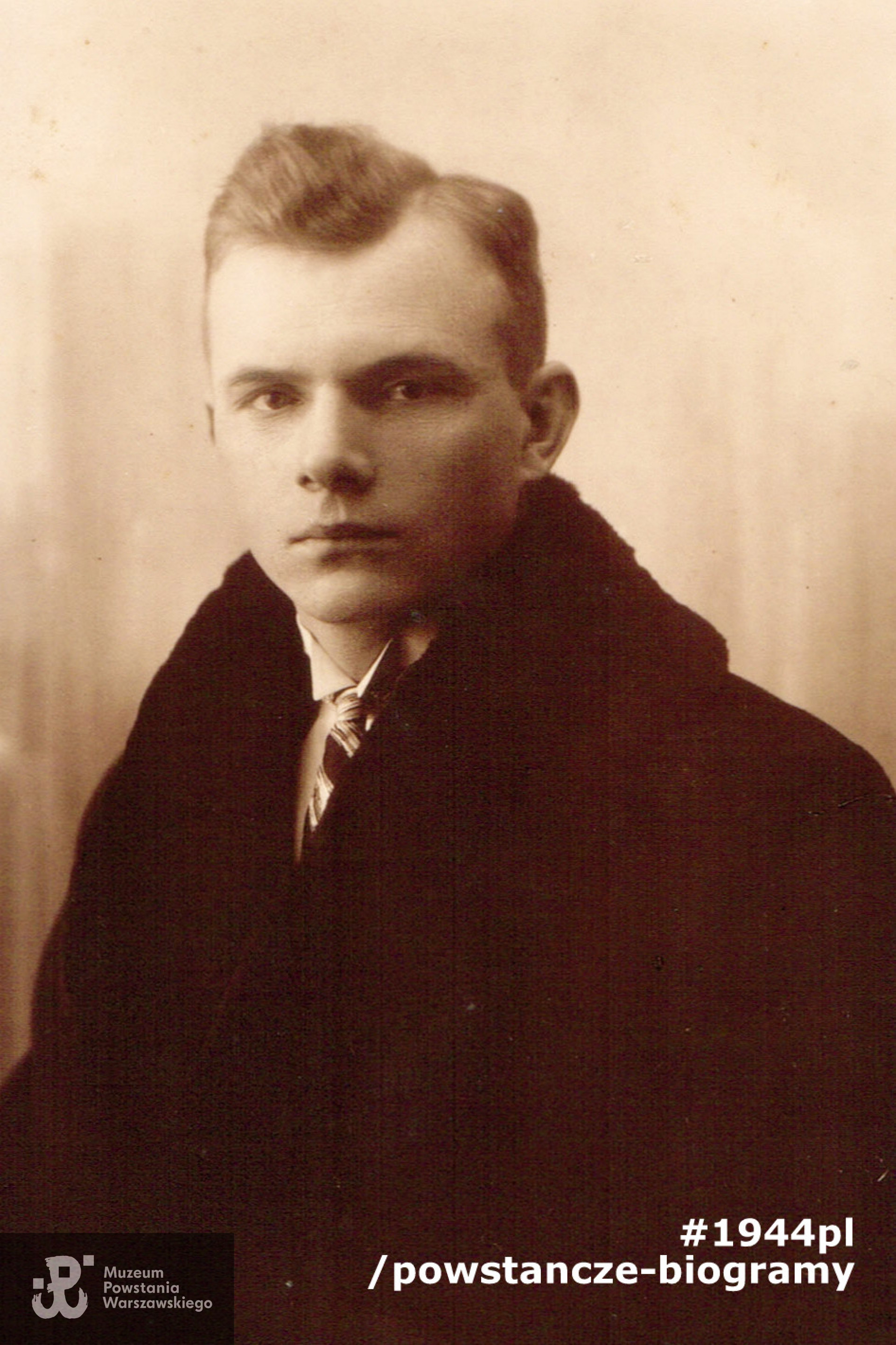 Edward Stefani "Szpagat" (1904-1944).Fot. ze zbiorów rodzinnych, udostępnił p. Remigiusz Stefani, wnuk Powstańca