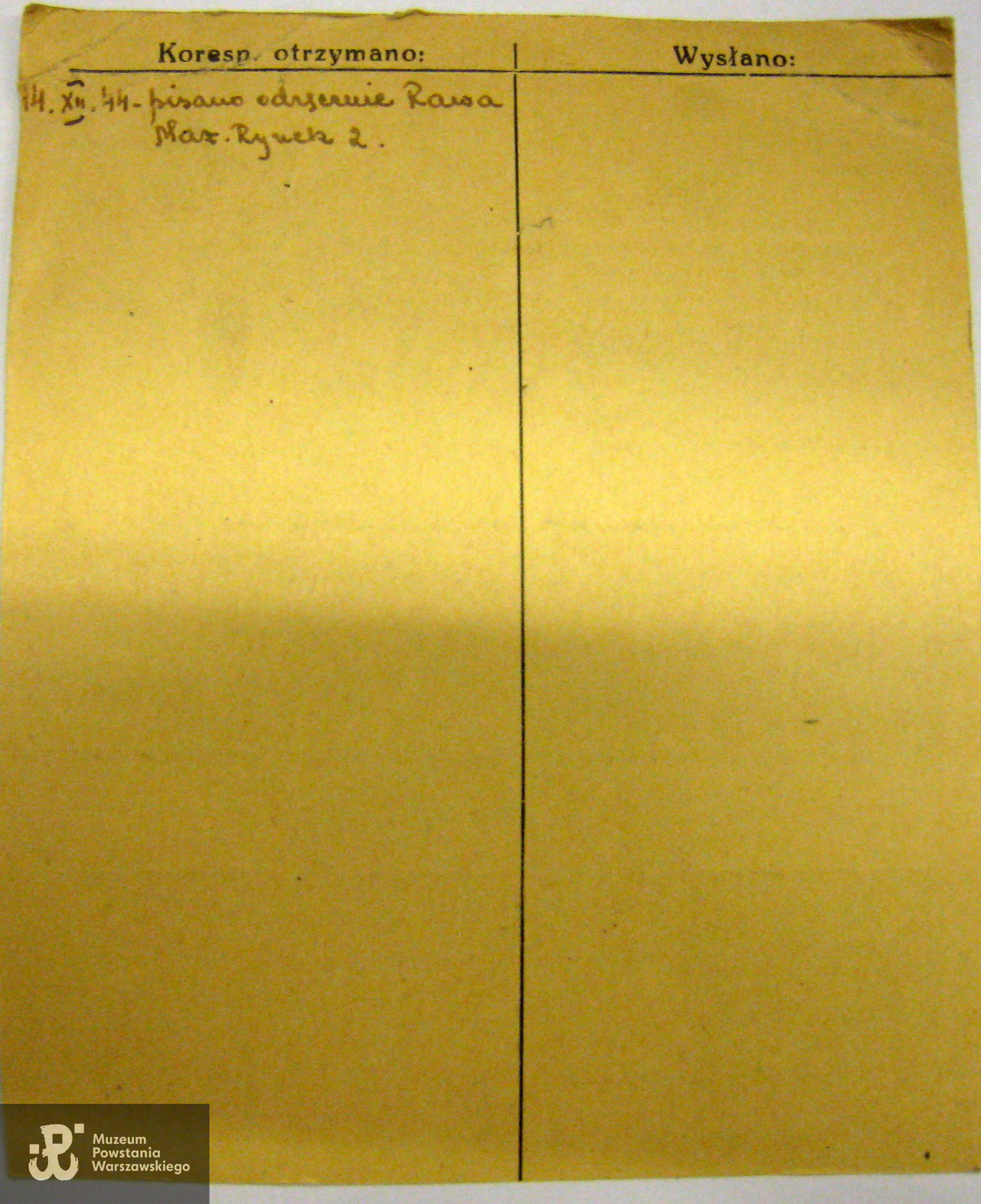 Polski Czerwony Krzyż - kartoteka