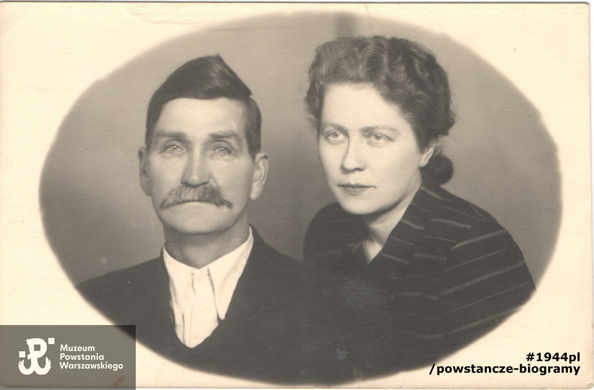 Adela z ojcem Stanisławem - ujęcie tożsame.  Fot. ze zbiorów rodzinnych, udostępnił p. Michał Turski