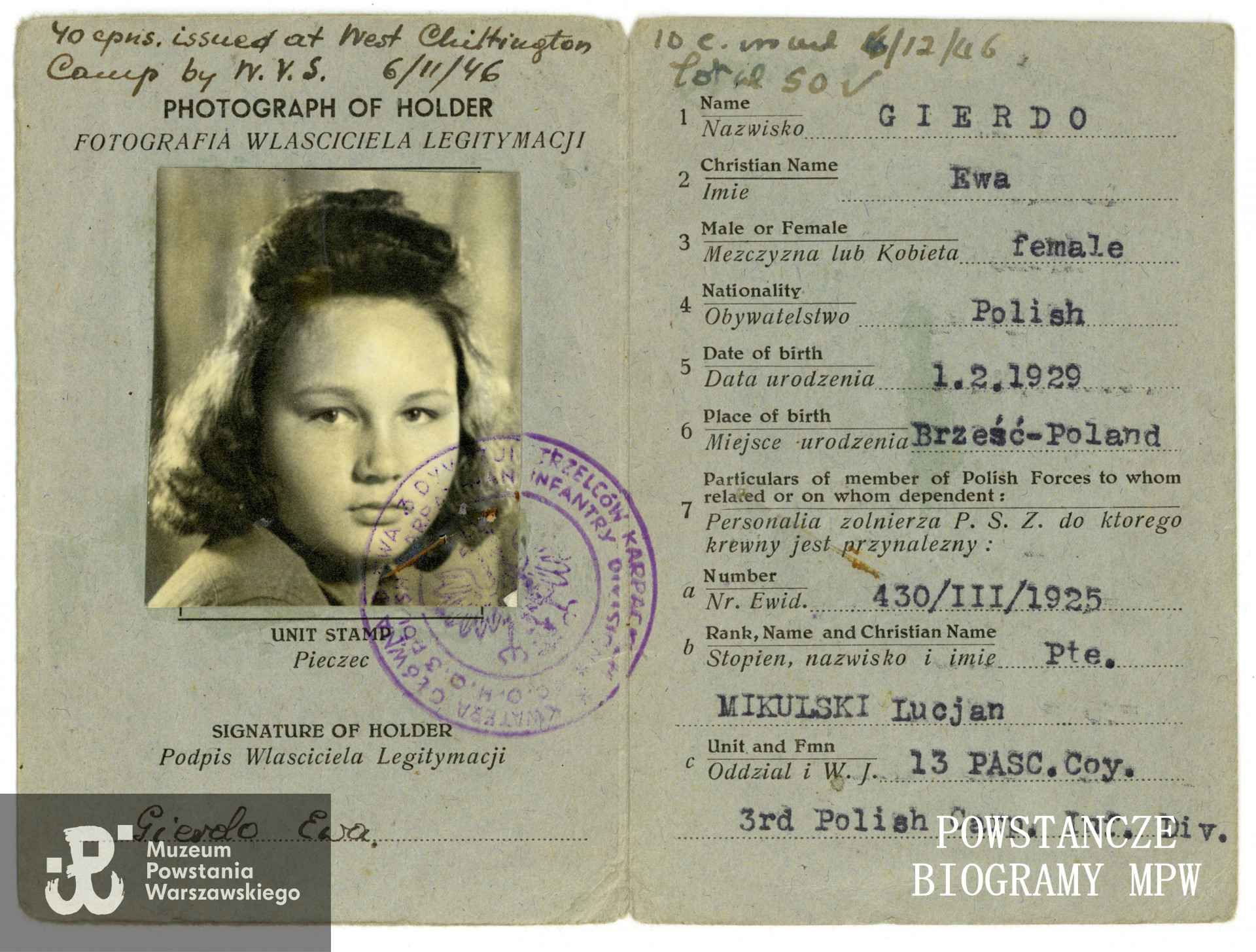 Ze zbiorów Muzeum Powstania Warszawskiego, sygn. P/8224