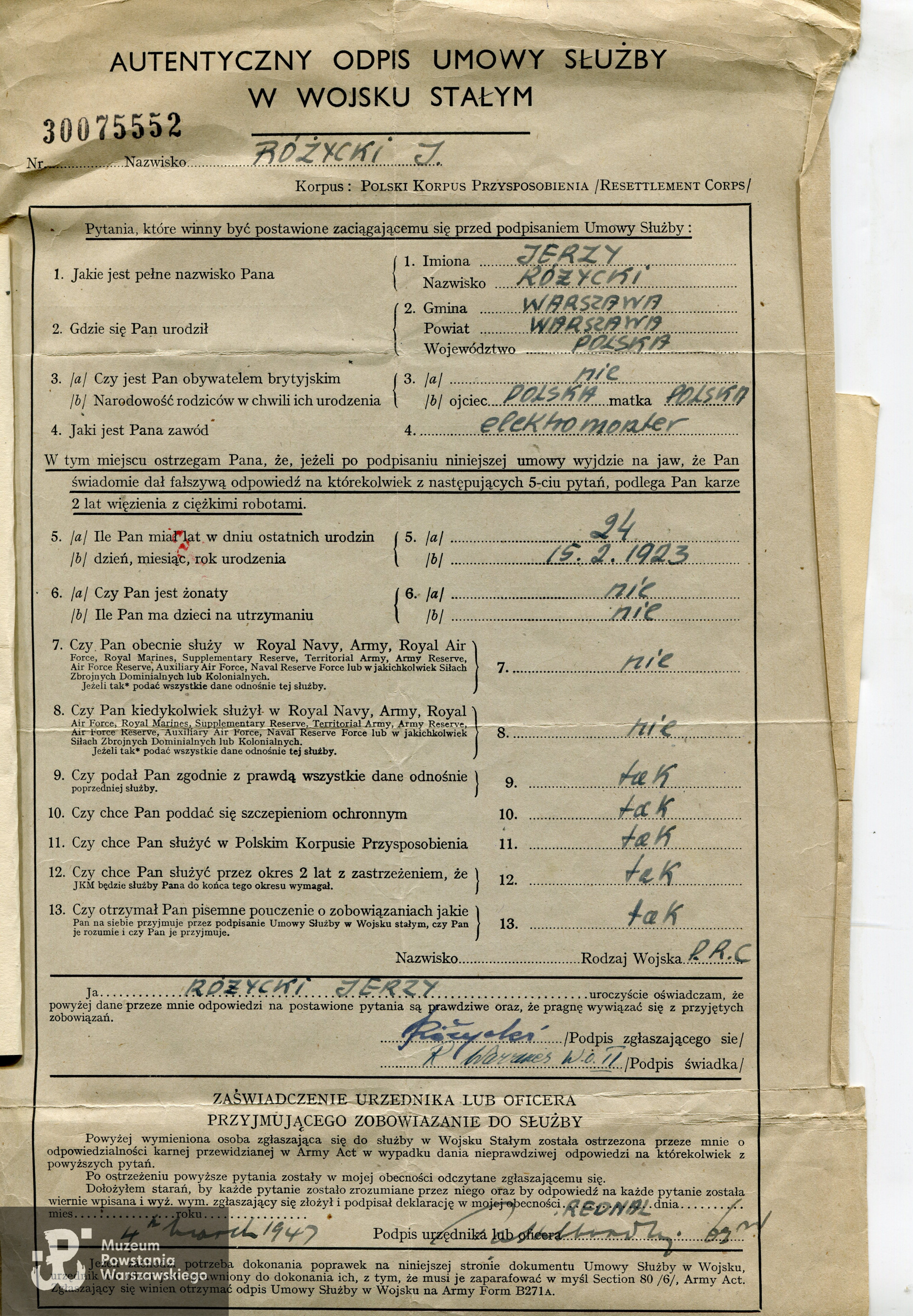 Ze zbiorów rodzinnych.