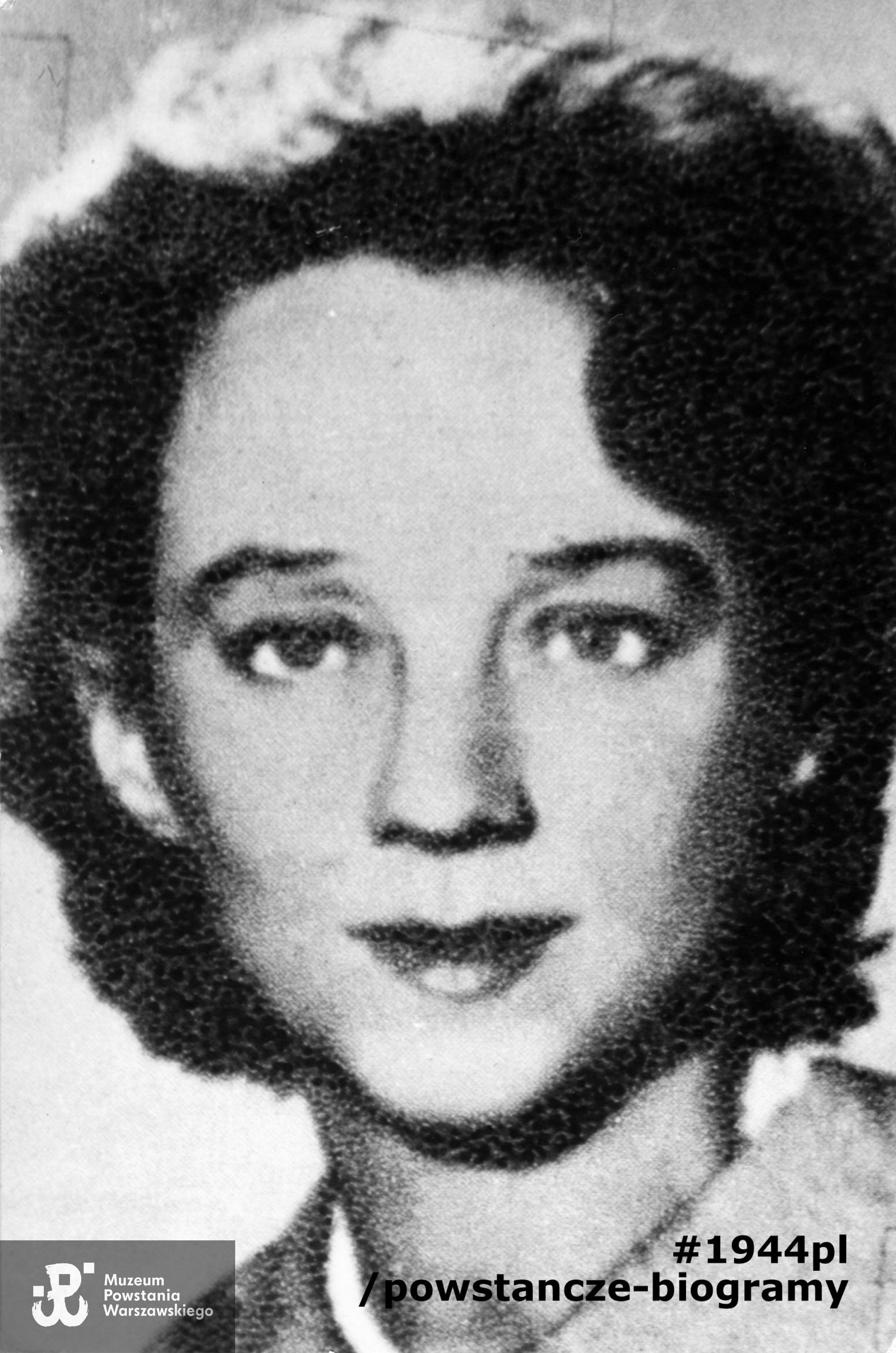 Krystyna Trzcińska - Seredyńska (1913-1996). Fot. ze zbiorów Muzeum Powstania Warszawskiego, sygn. MPW-IK/3009