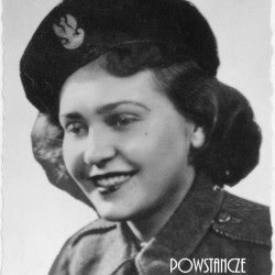 Barbara Witulska - Worwąg. Na zdjęciu w roku 1945. Fot. AR MPW
