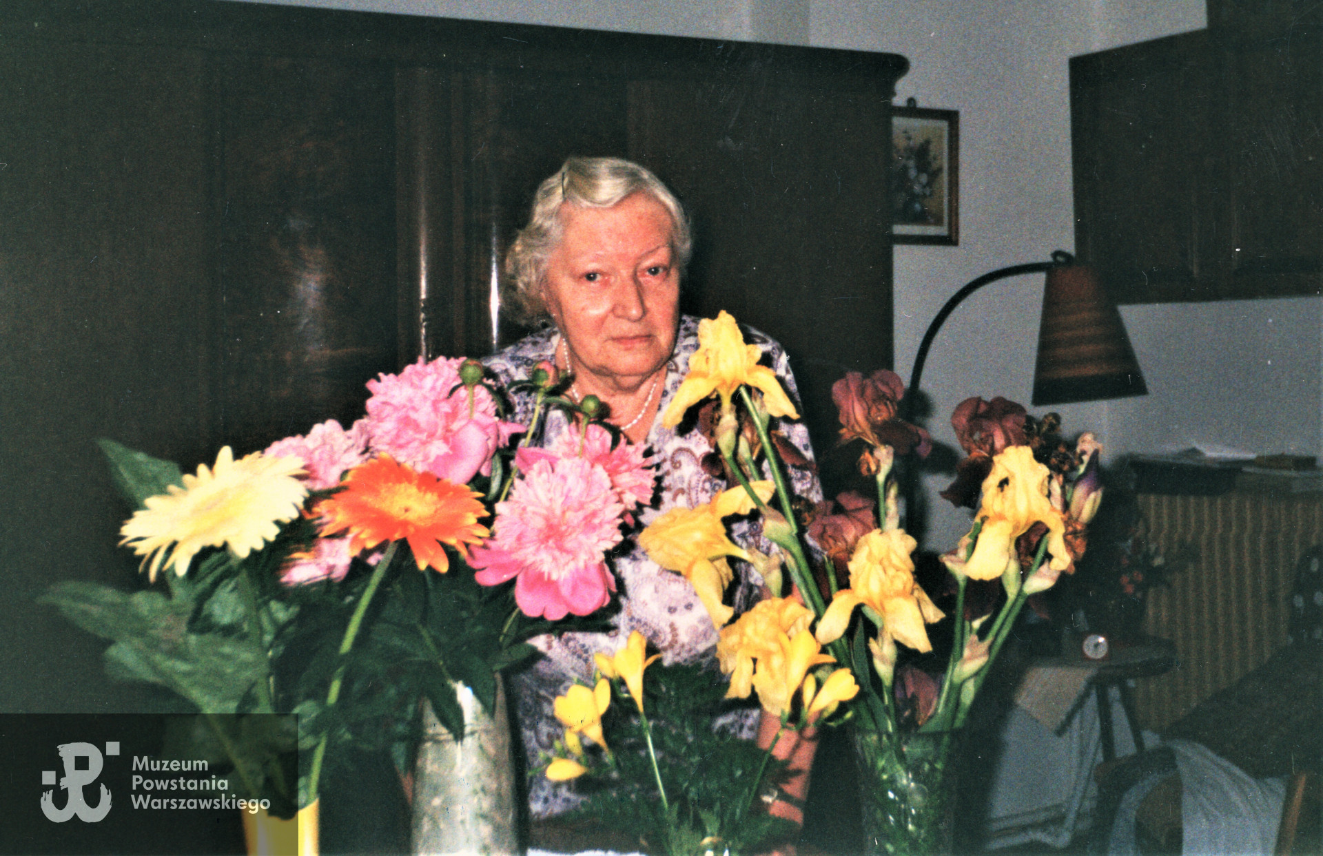 Ostatnie zdjęcie Jadwigi Wróblewskiej - Jajor (2003 rok). Ze zbiorów rodzinnych