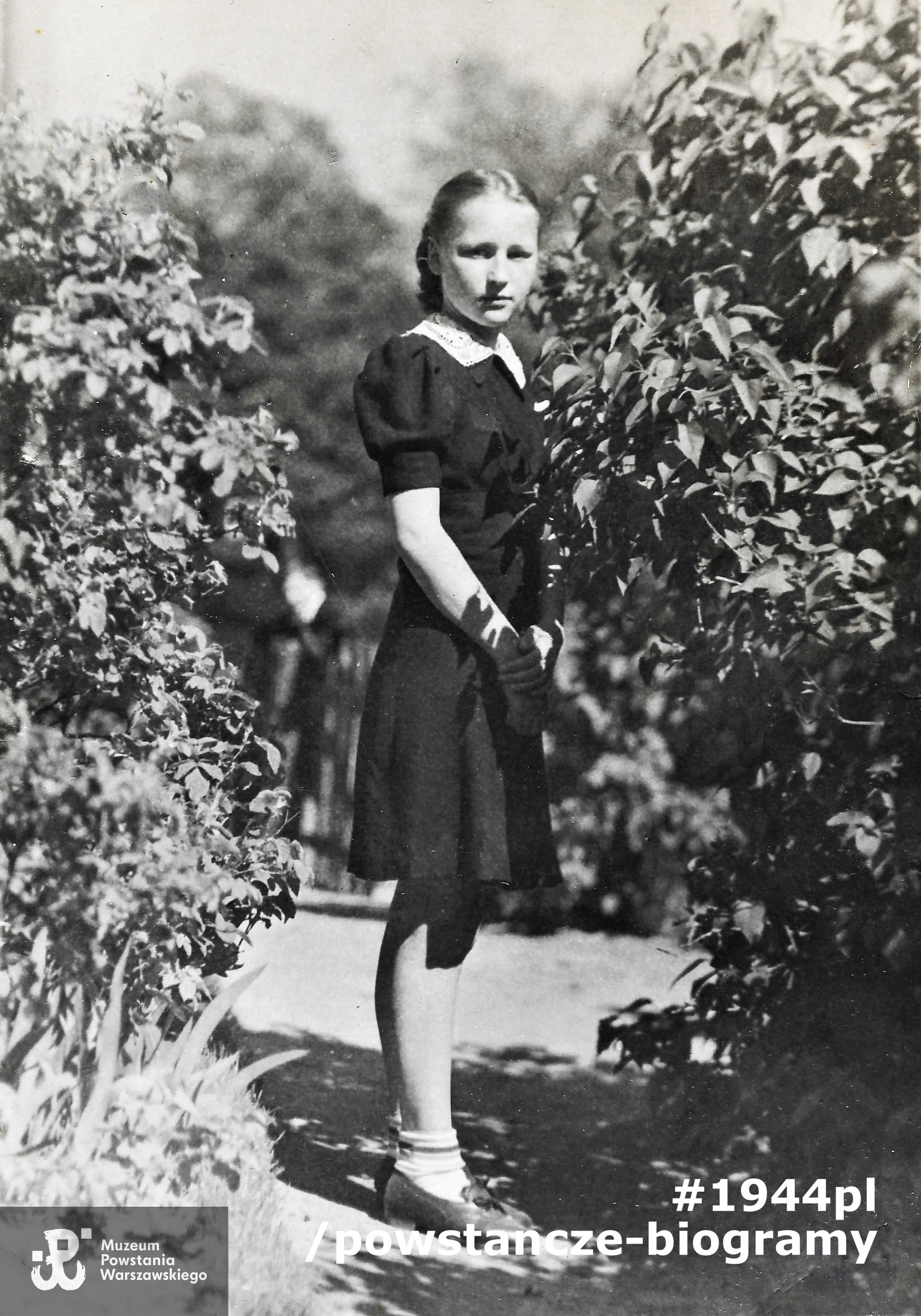 Alicja Iwańska tuż przed Powstaniem - 1944 rok. Fot. z archiwum rodzinnego, udostępniła p. Joanna Danecka