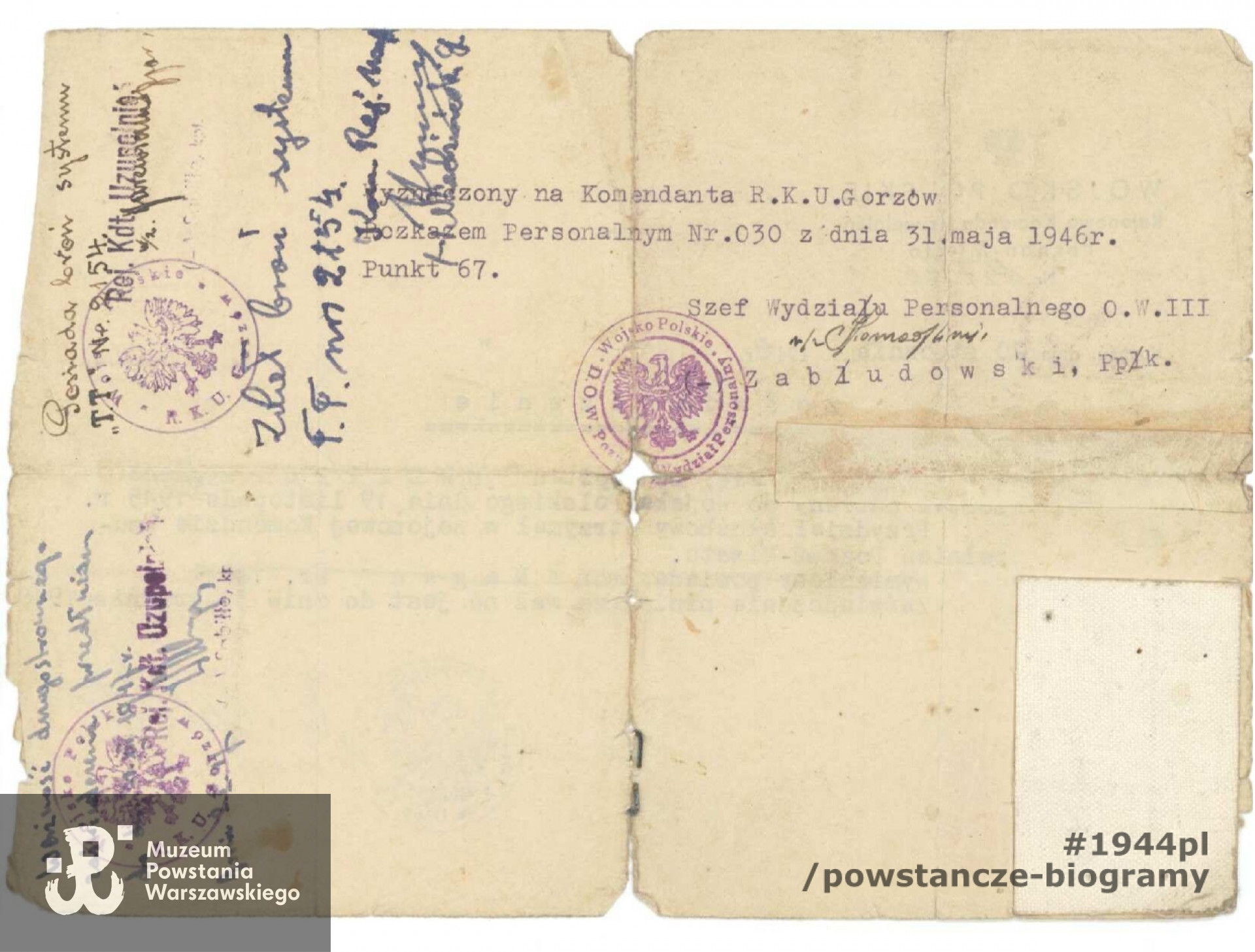 Skany udostępniła p. Marta Sabiłło, archiwum rodzinne