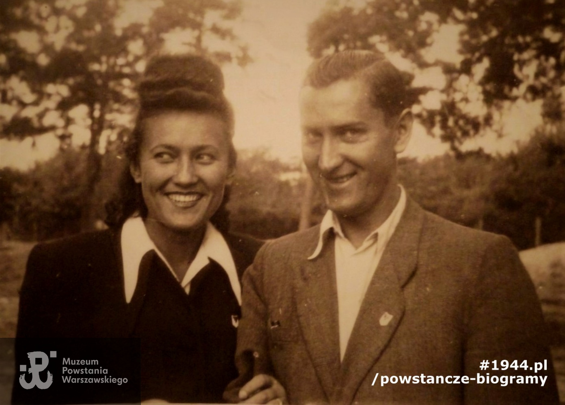 Edward i Halina Machniccy.  Fot. z archiwum rodzinnego udostępniła p. Dorota Grabowska-Kozarzewska