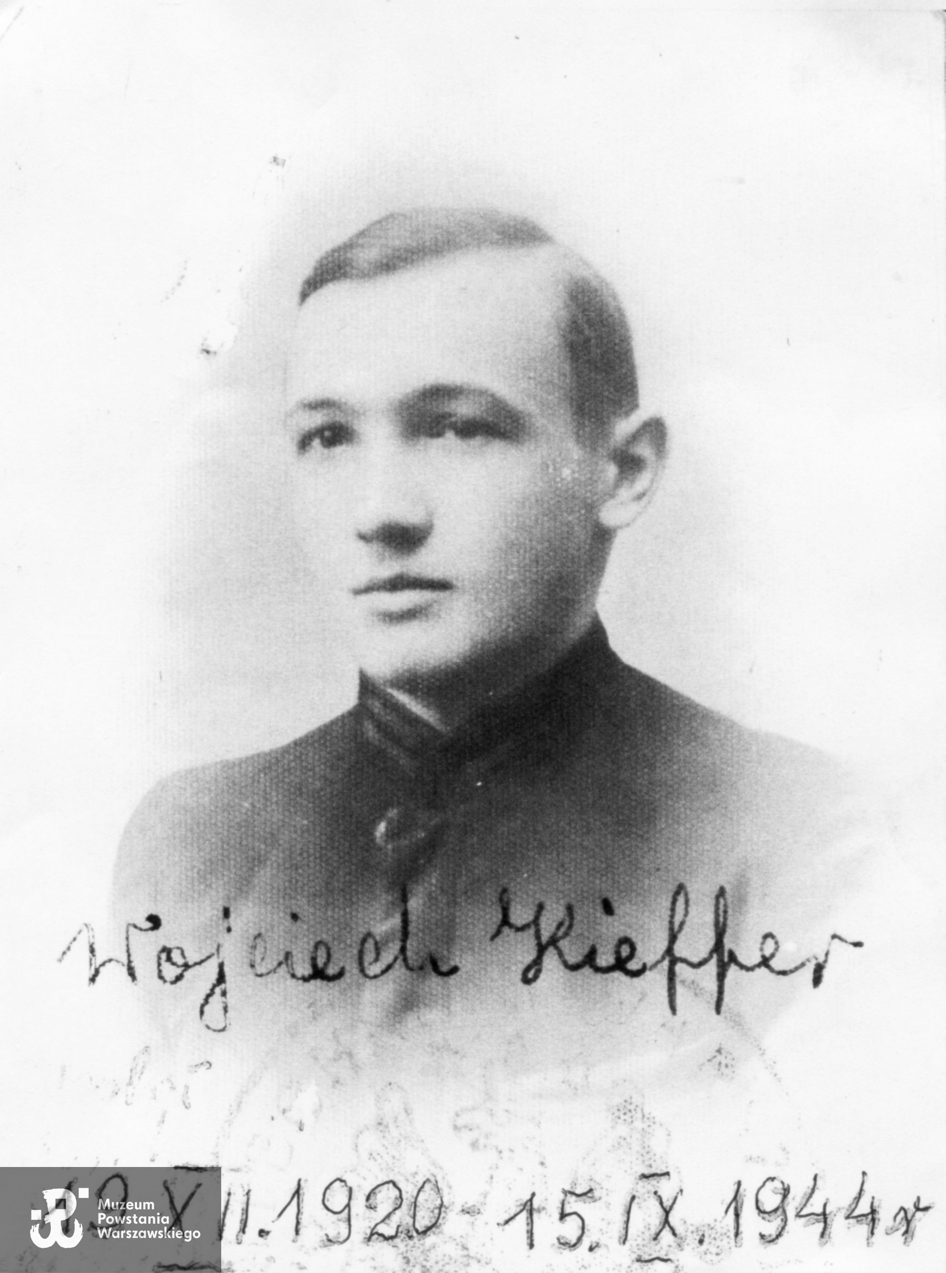 Wojciech Kieffer „Burek” (1920-1944). Fot. z archiwum siostry poległego