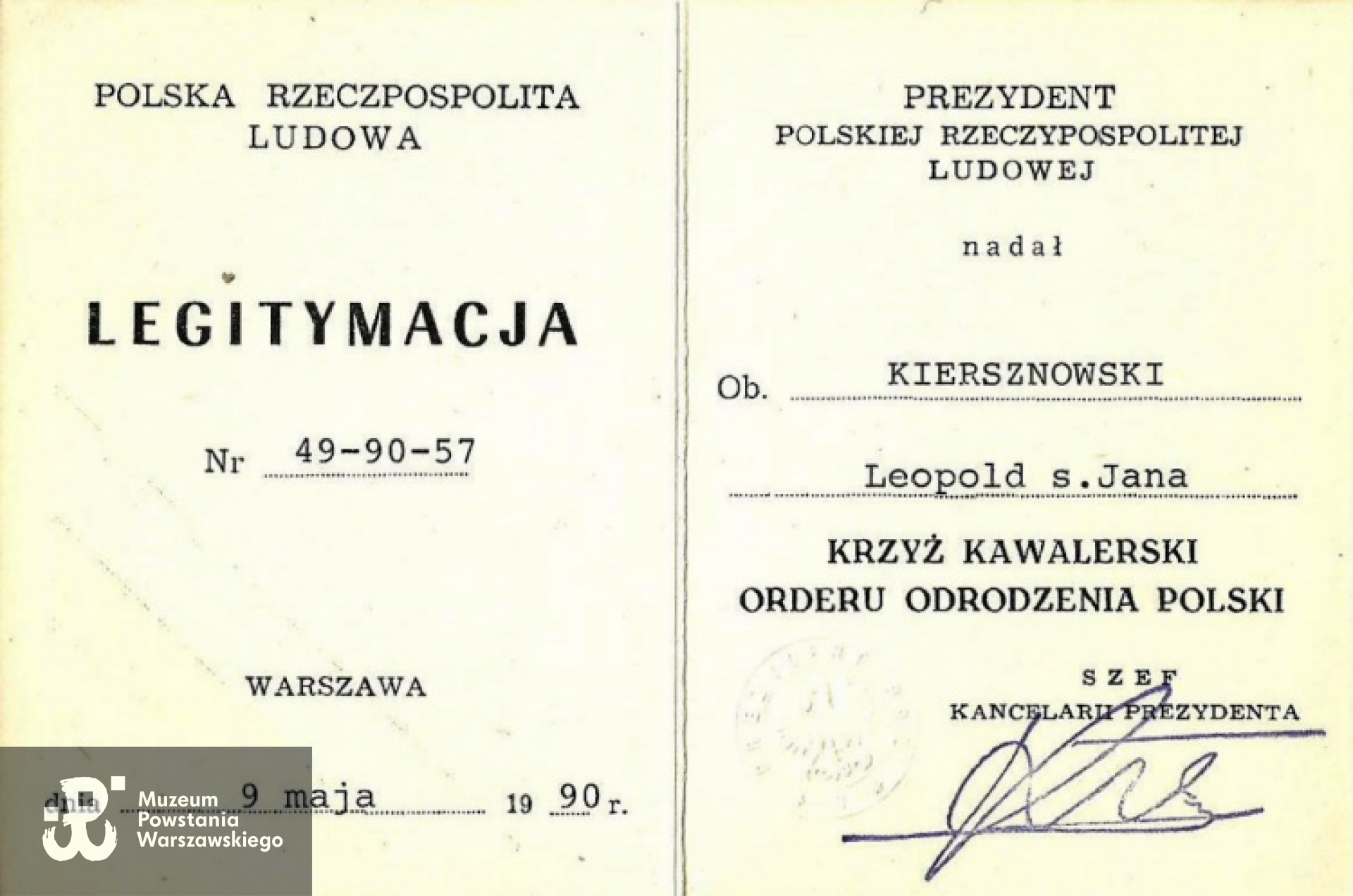 Z archiwum rodzinnego  Anny Kiersznowskiej.