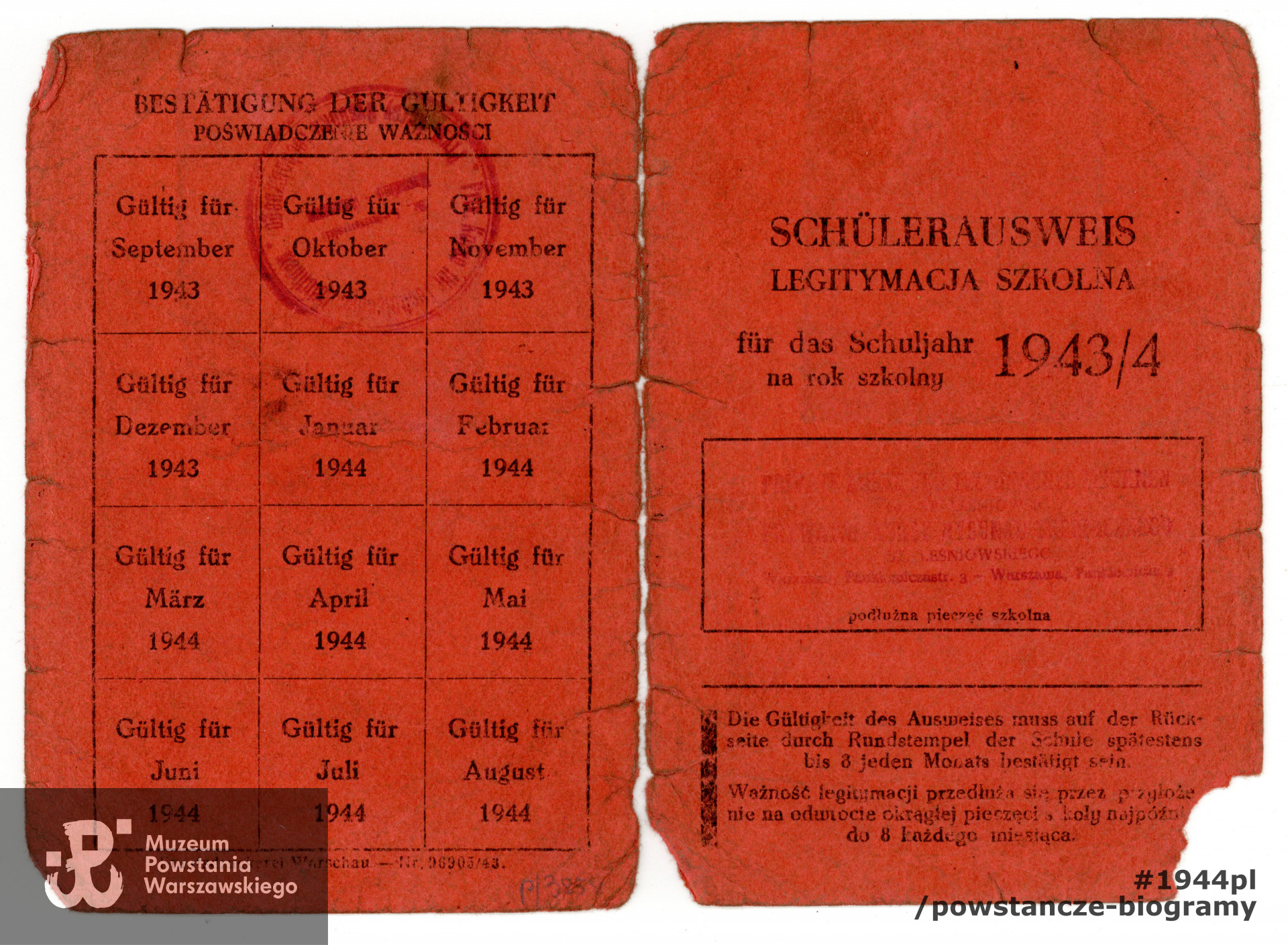 Ze zbiorów Muzeum Powstania Warszawskiego