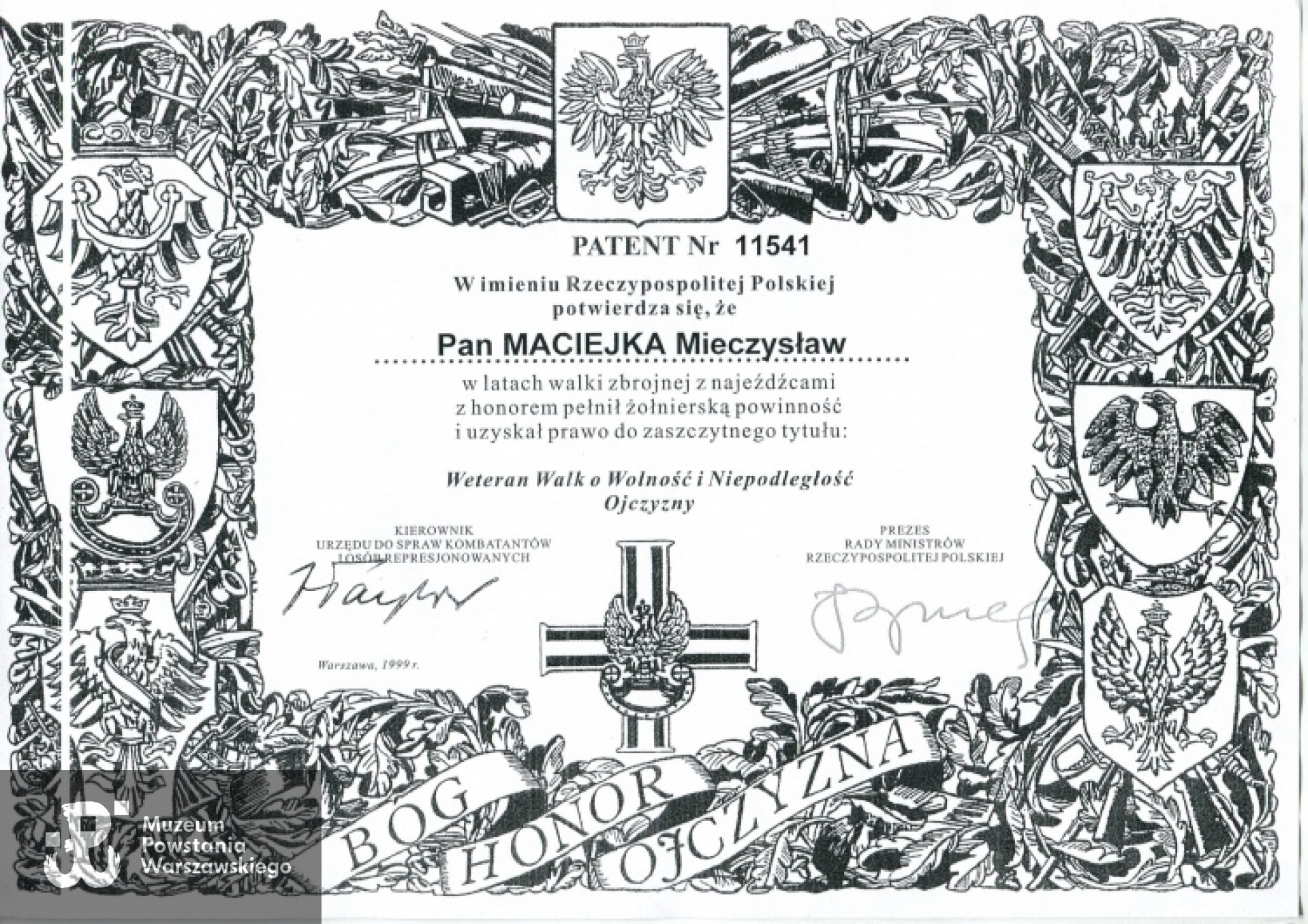 Z archiwum Mieczysława Maciejki