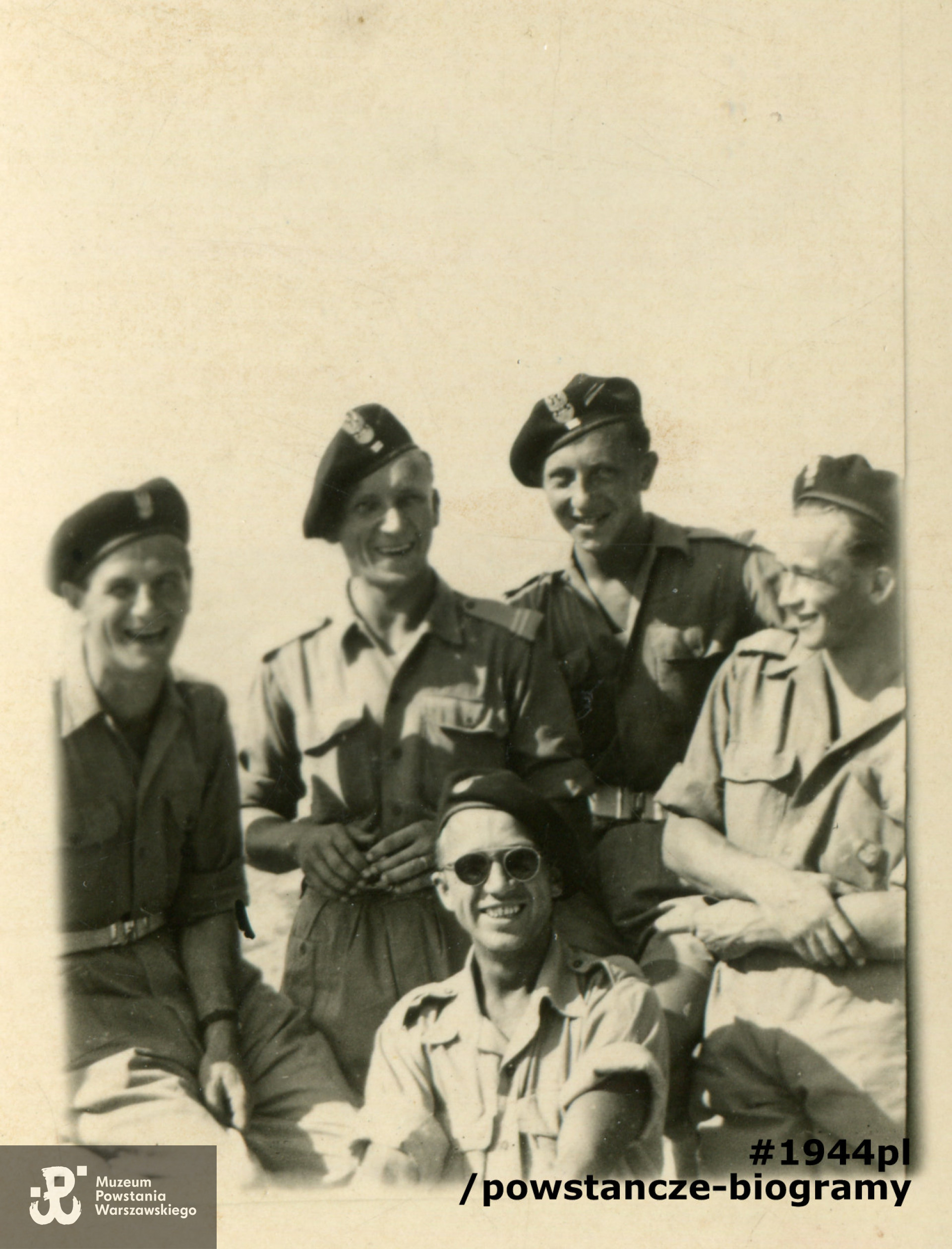 Na zdjęciu pierwszy z lewej. Fot. z archiwum rodzinnego p. Lecha Piskorskiego