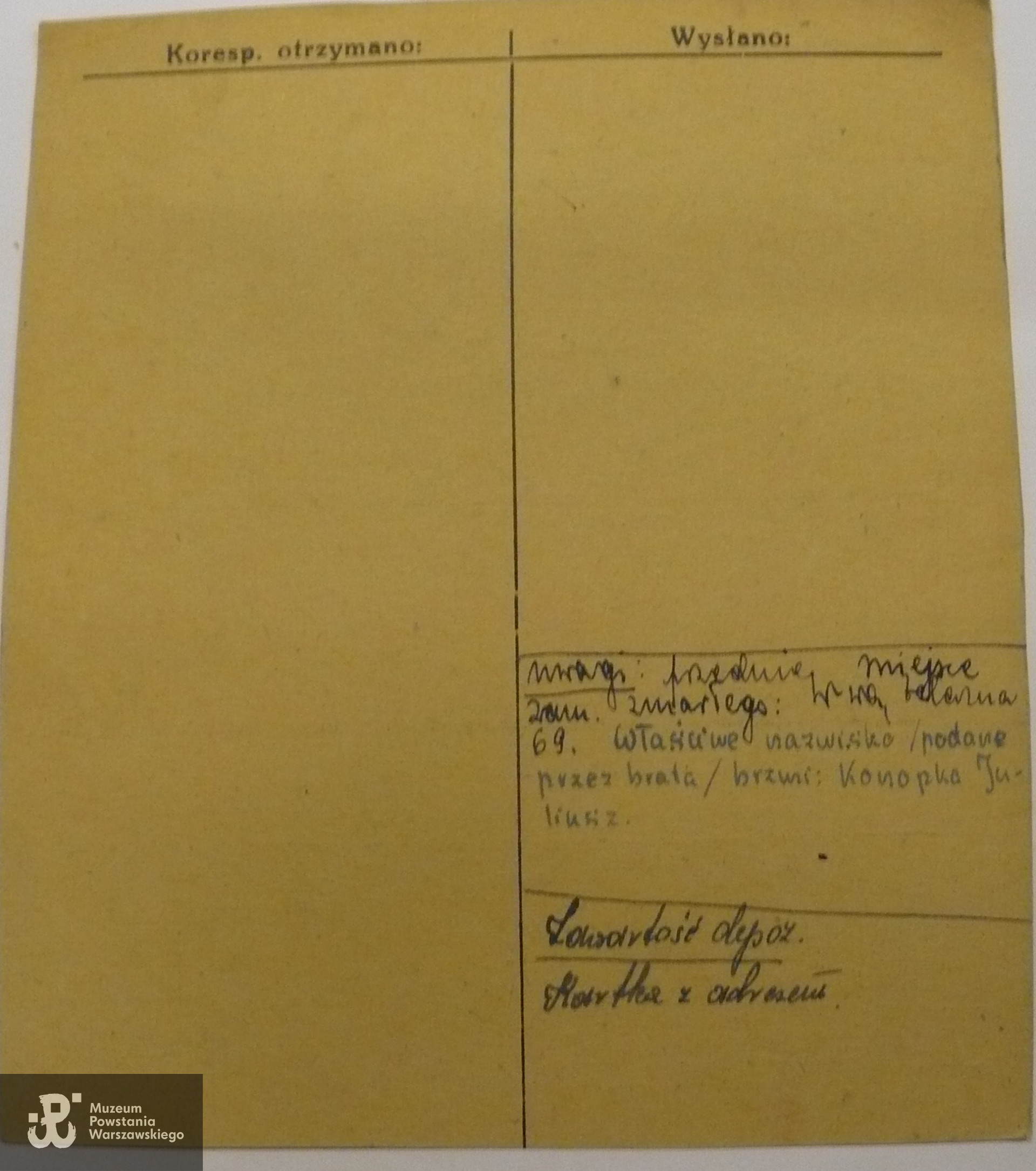 PCK - kartoteka, karta poszukiwań Jakuba Nawrockiego z adnotacją PCK na podstawie informacji brata poległego Juliusza Konopki, że prawidłowe nazwisko Powstańca to Juliusz Konopka. Niewykluczona pomyłka podczas identyfikacji, brak danych, czy Juliusz Konopka mógł mieć nazwisko konspiracyjne "Jakub Nawrocki", czy też jest to dwóch różnych żołnierzy Powstania Warszawskiego poległych w podobnym czasie na Starym Mieście, ale jednak o różnych przydziałach wojskowych. Na Powązkach Wojskowych upamiętnieni na różnych kwaterach.