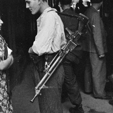 Fotografia z Powstania Warszawskiego autorstwa Eugeniusza Lokajskiego