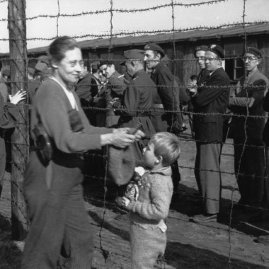 fotografia z obozu jenieckiego
